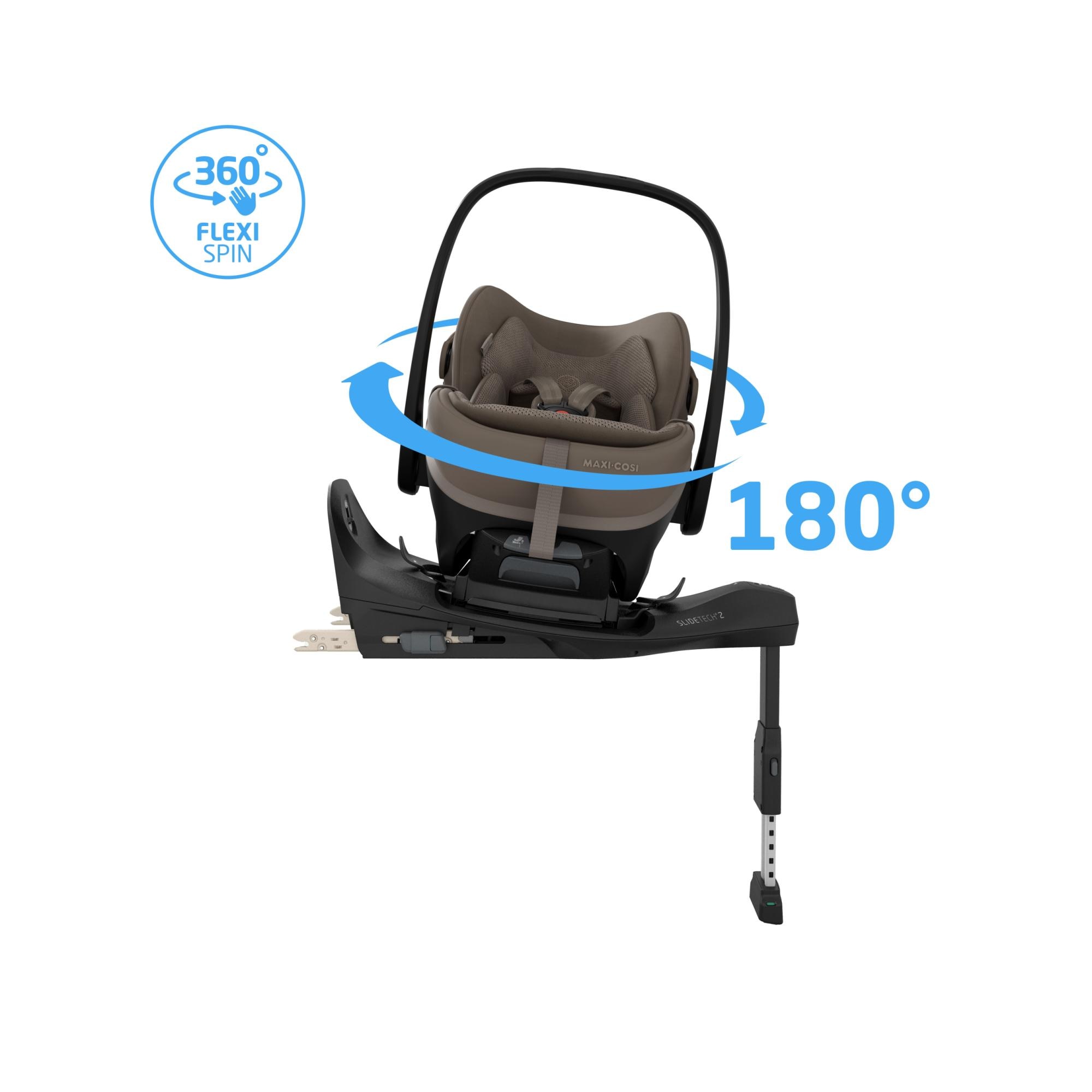 Cadeira auto Maxi-Cosi PEBBLE SLIDE PRO, 40-87cm, 0-24 meses, 13Kg Castanho-escuro-2