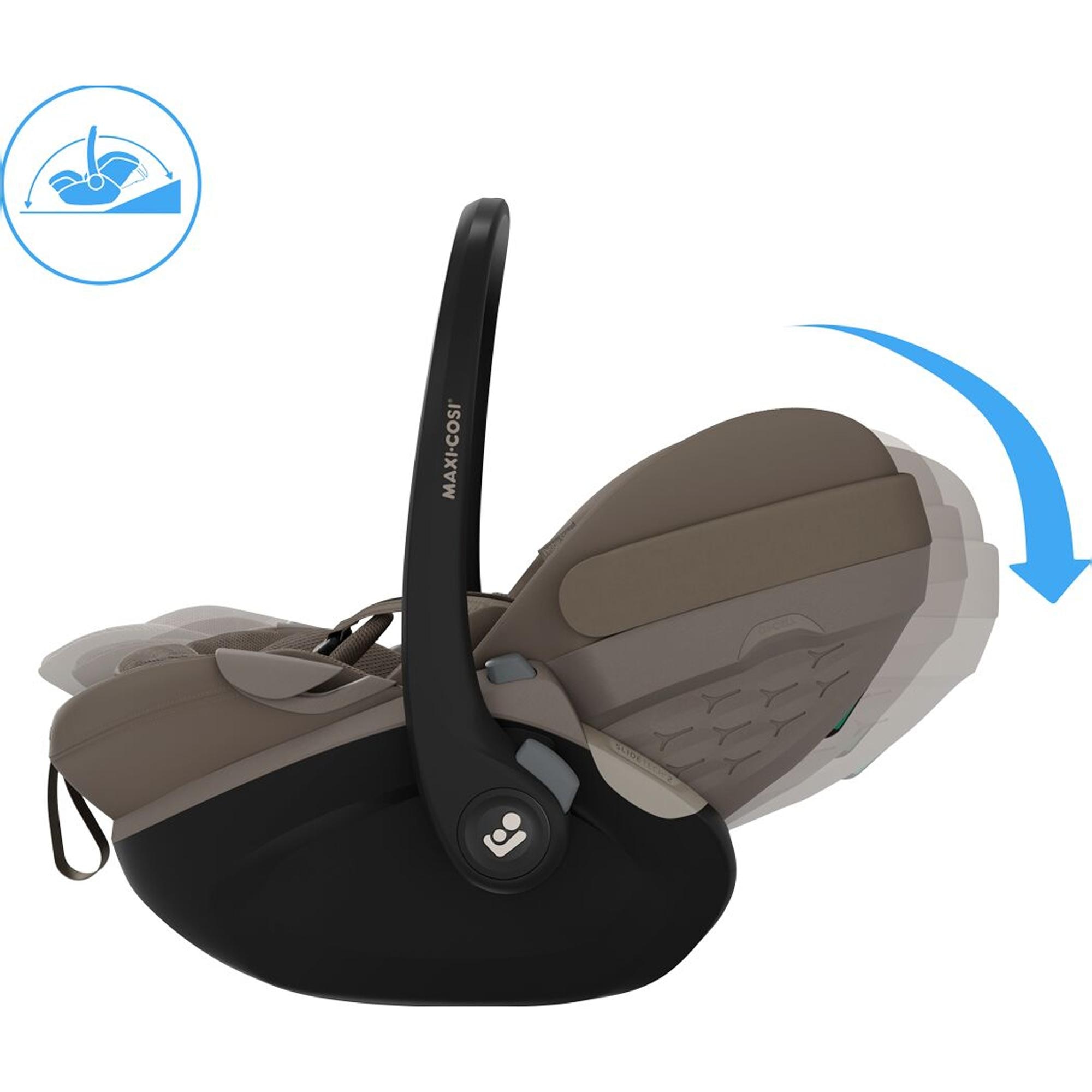 Cadeira auto Maxi-Cosi PEBBLE SLIDE PRO, 40-87cm, 0-24 meses, 13Kg Castanho-escuro-8