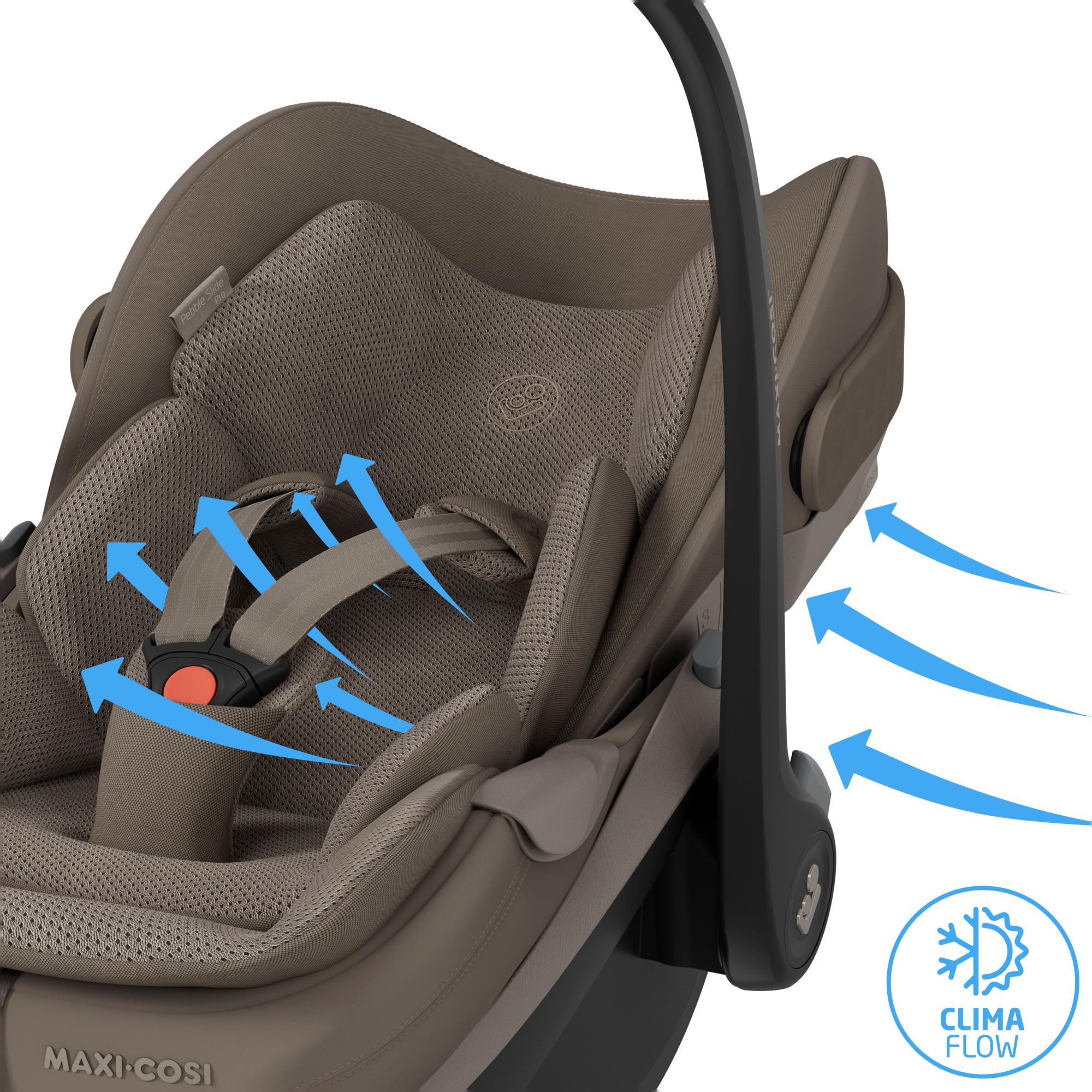 Cadeira auto Maxi-Cosi PEBBLE SLIDE PRO, 40-87cm, 0-24 meses, 13Kg Castanho-escuro-9