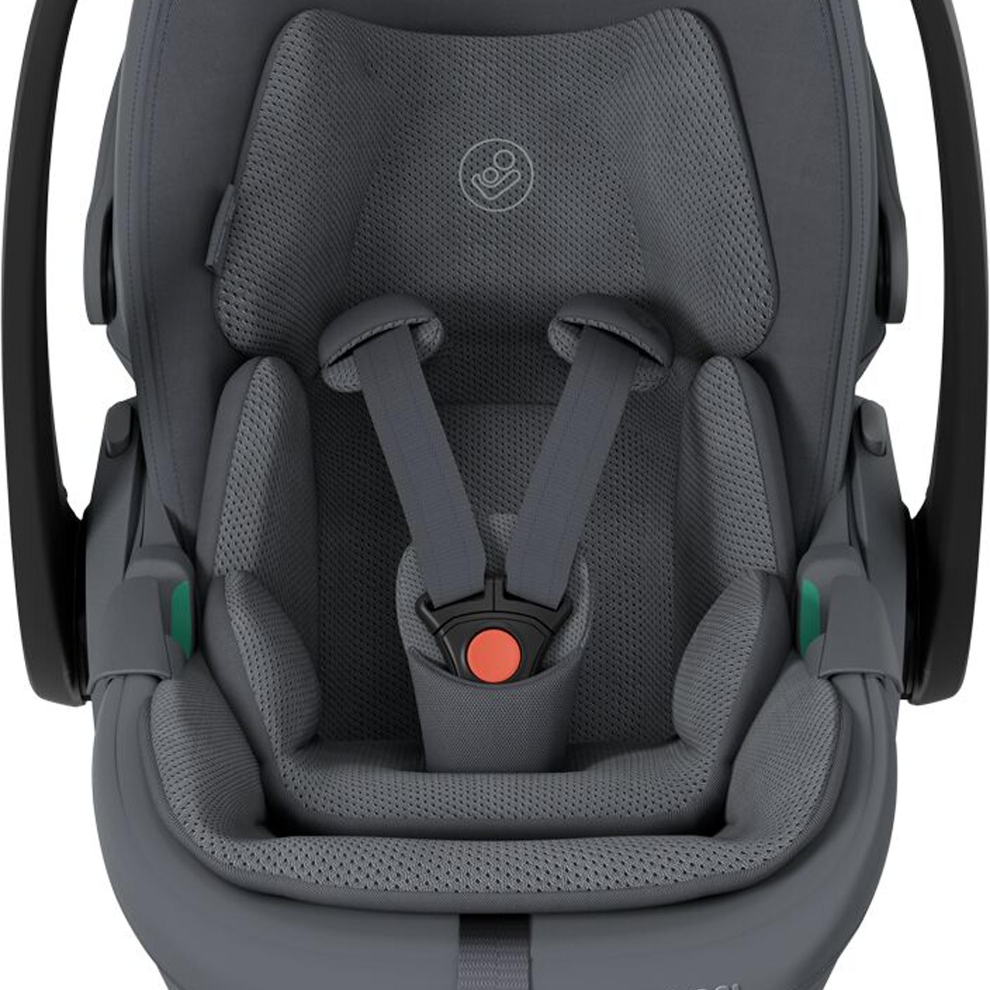 Portabebé Maxi-Cosi PEBBLE SLIDE PRO, 40-87cm, 0-24meses. <13Kg - Negro Negro-3