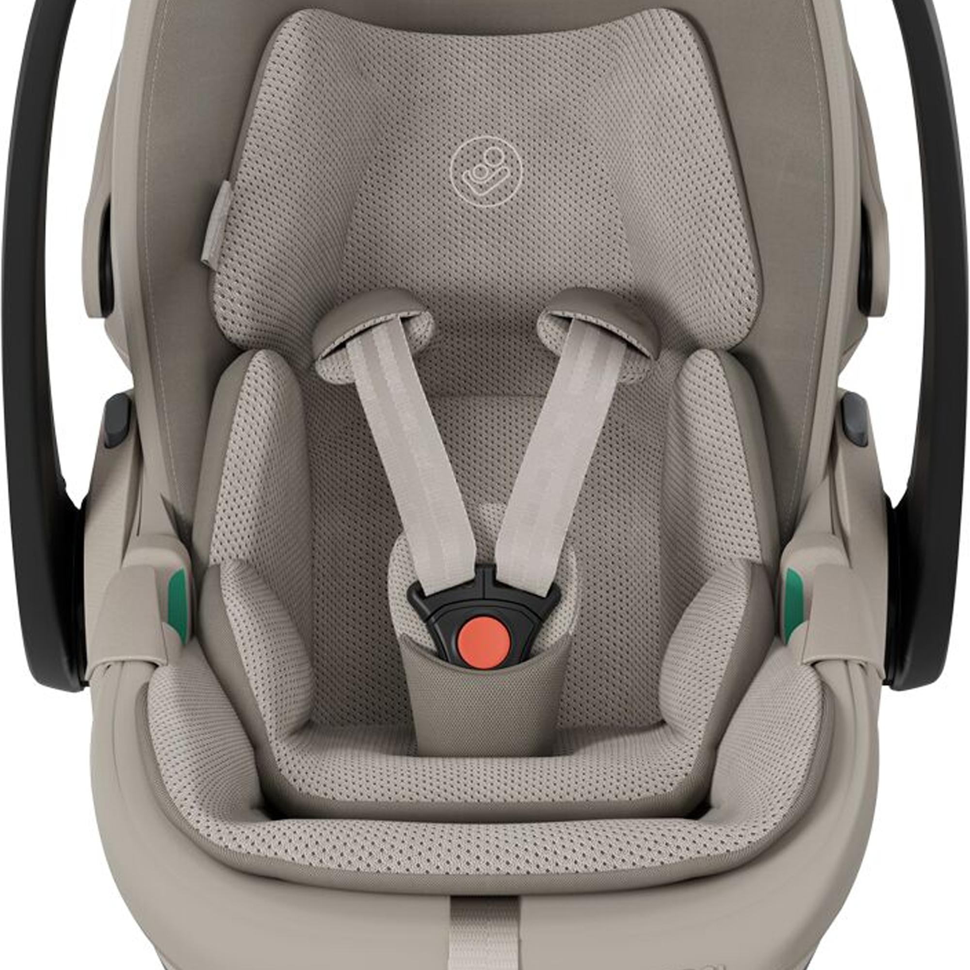 Portabebé Maxi-Cosi PEBBLE SLIDE PRO, 40-87cm, 0-24meses. <13Kg - Beige Beige-3