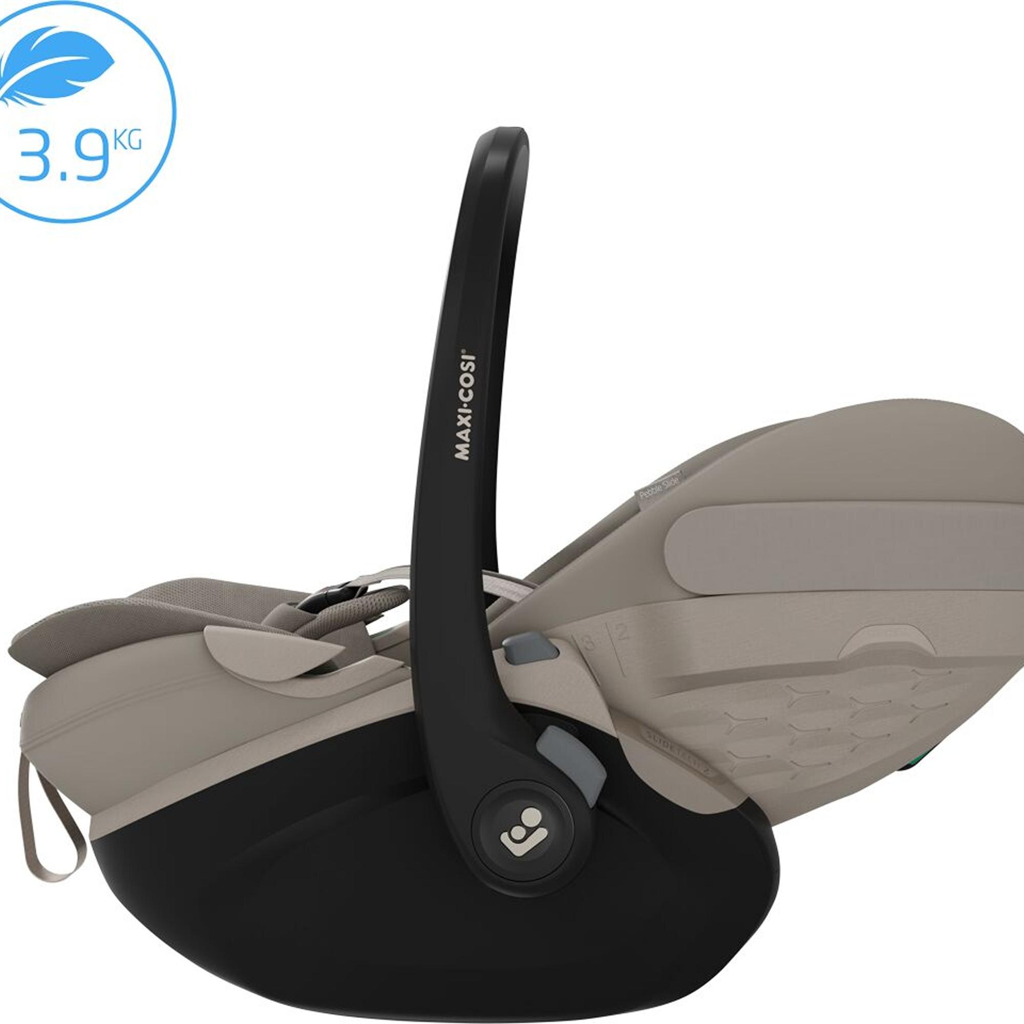 Portabebé Maxi-Cosi PEBBLE SLIDE PRO, 40-87cm, 0-24meses. <13Kg - Beige Beige-7
