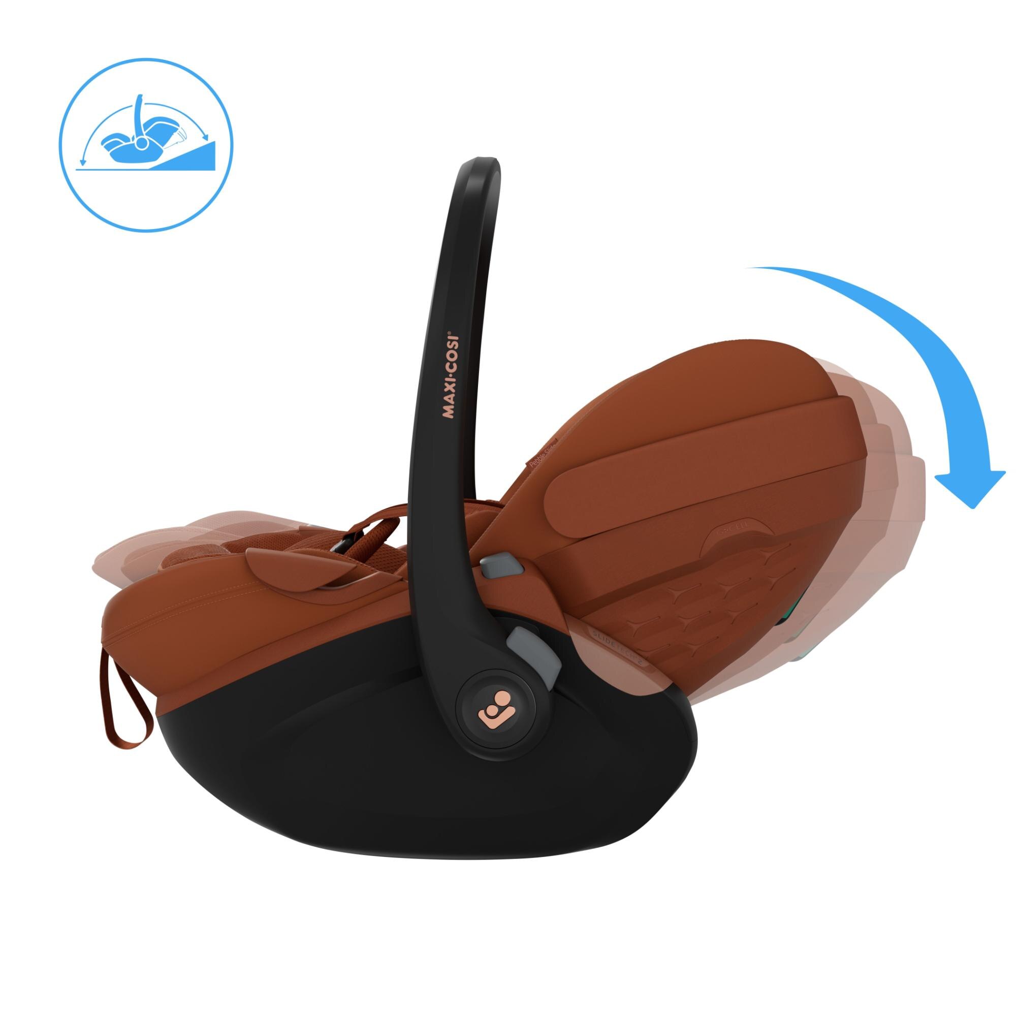 Portabebé Maxi-Cosi PEBBLE SLIDE PRO, 40-87cm, 0-24meses. <13Kg - Teja Teja-8