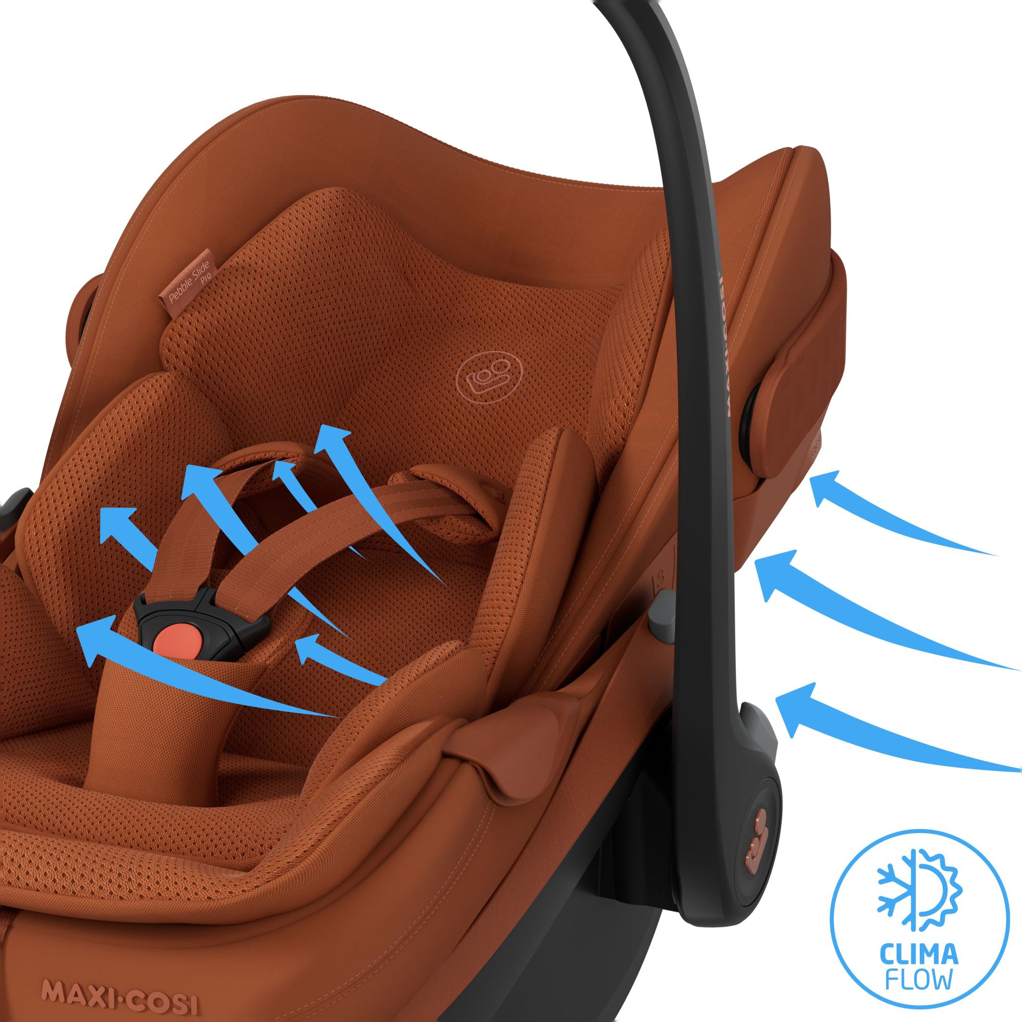 Portabebé Maxi-Cosi PEBBLE SLIDE PRO, 40-87cm, 0-24meses. <13Kg - Teja Teja-9