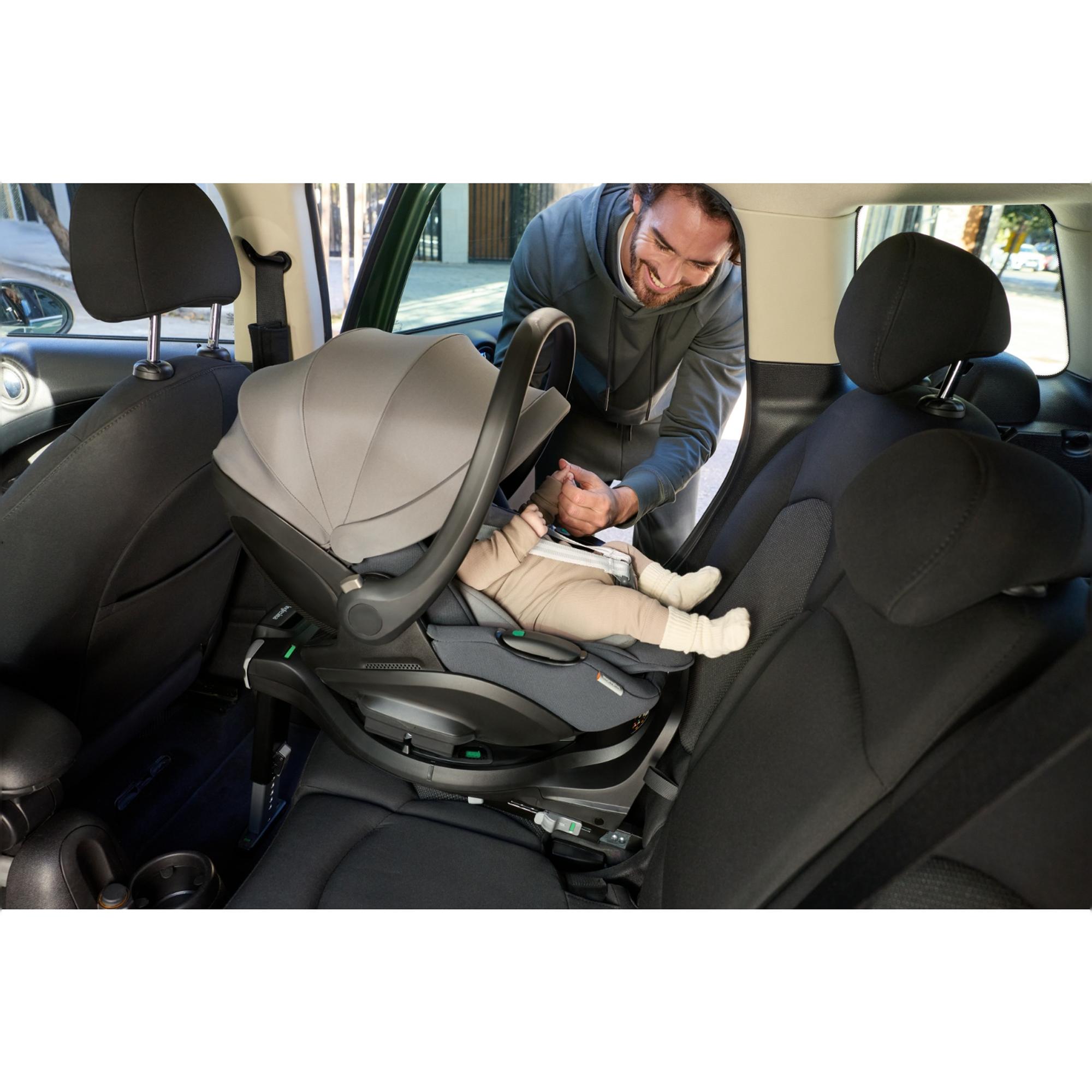 Silla de coche i-size 40-87cm Darwin Infant I-Size Rec. Evo Electa - Gris oscuro Gris oscuro-8