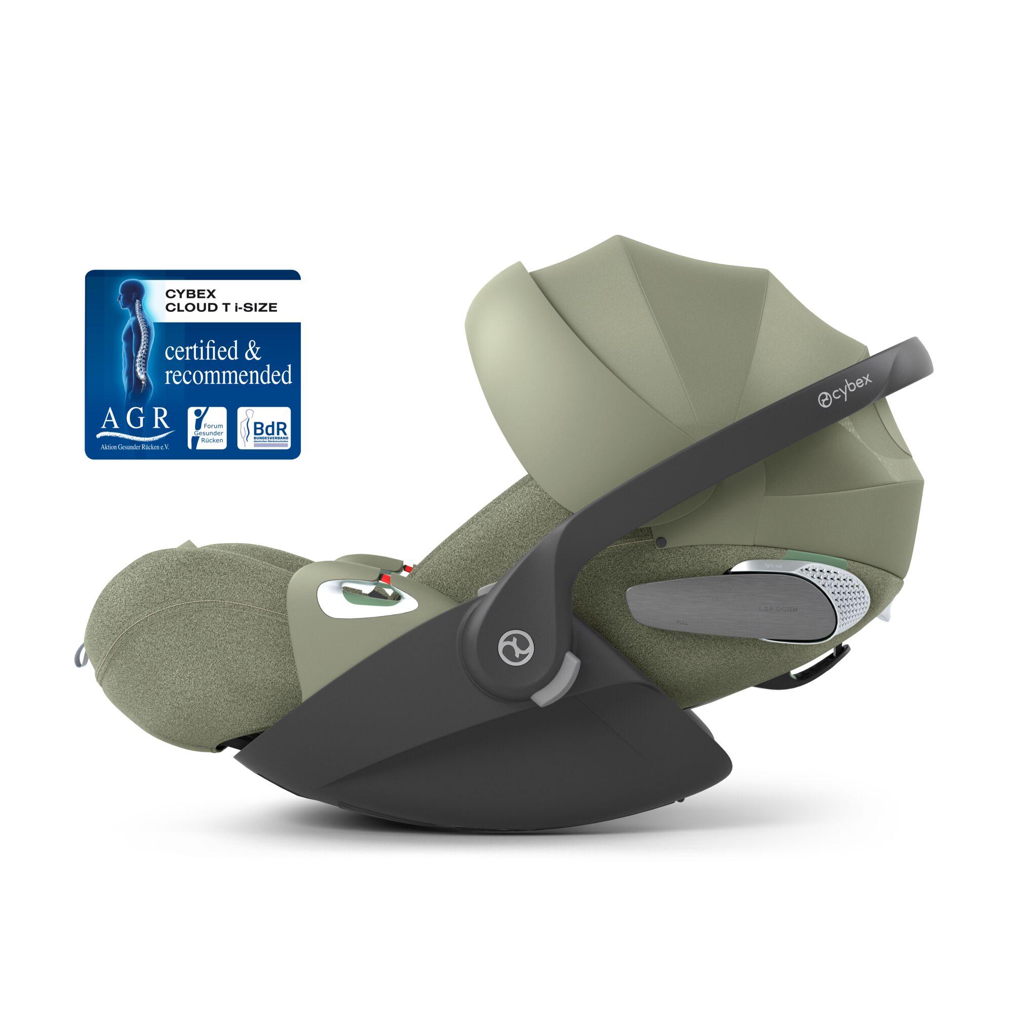Imagen 4 de Silla de coche portabebés CYBEX Cloud T i-Size Plus (45 - 87 cm) - Verde Mint Verde Mint