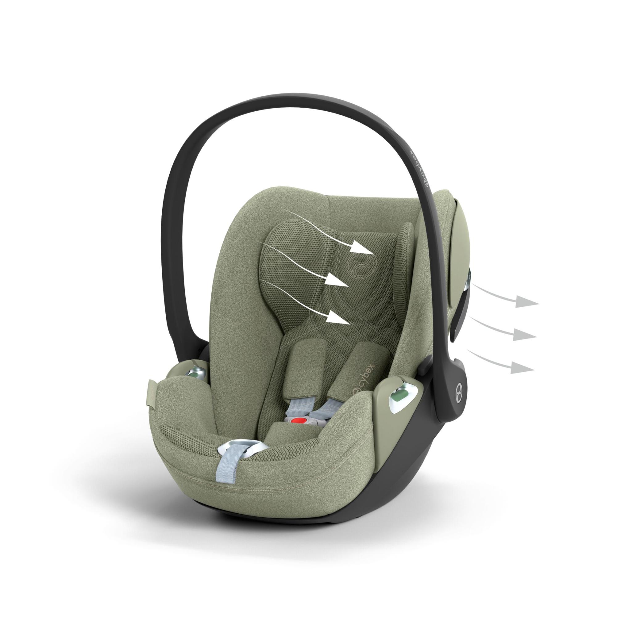 Imagen 6 de Silla de coche portabebés CYBEX Cloud T i-Size Plus (45 - 87 cm) - Verde Mint Verde Mint