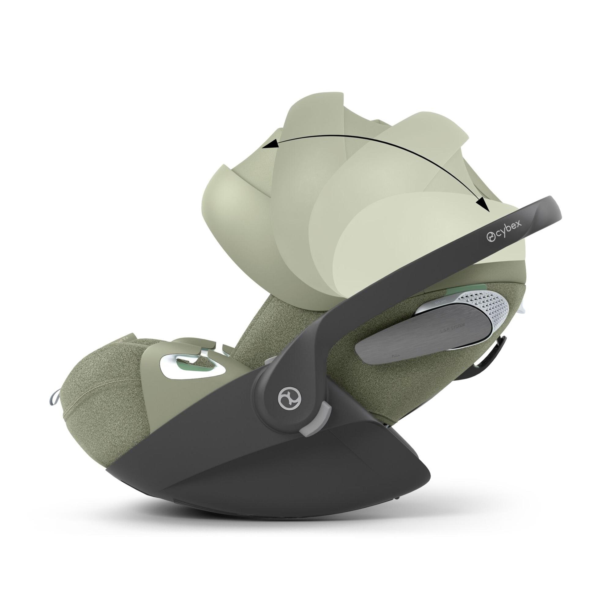 Imagen 7 de Silla de coche portabebés CYBEX Cloud T i-Size Plus (45 - 87 cm) - Verde Mint Verde Mint