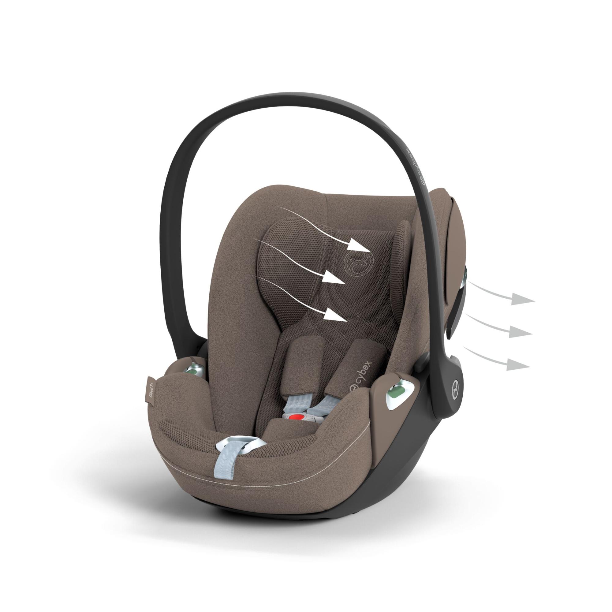 Cadeira Auto Porta-Bebés Cloud T i-Size Plus (45 - 87 cm) Castanho-6