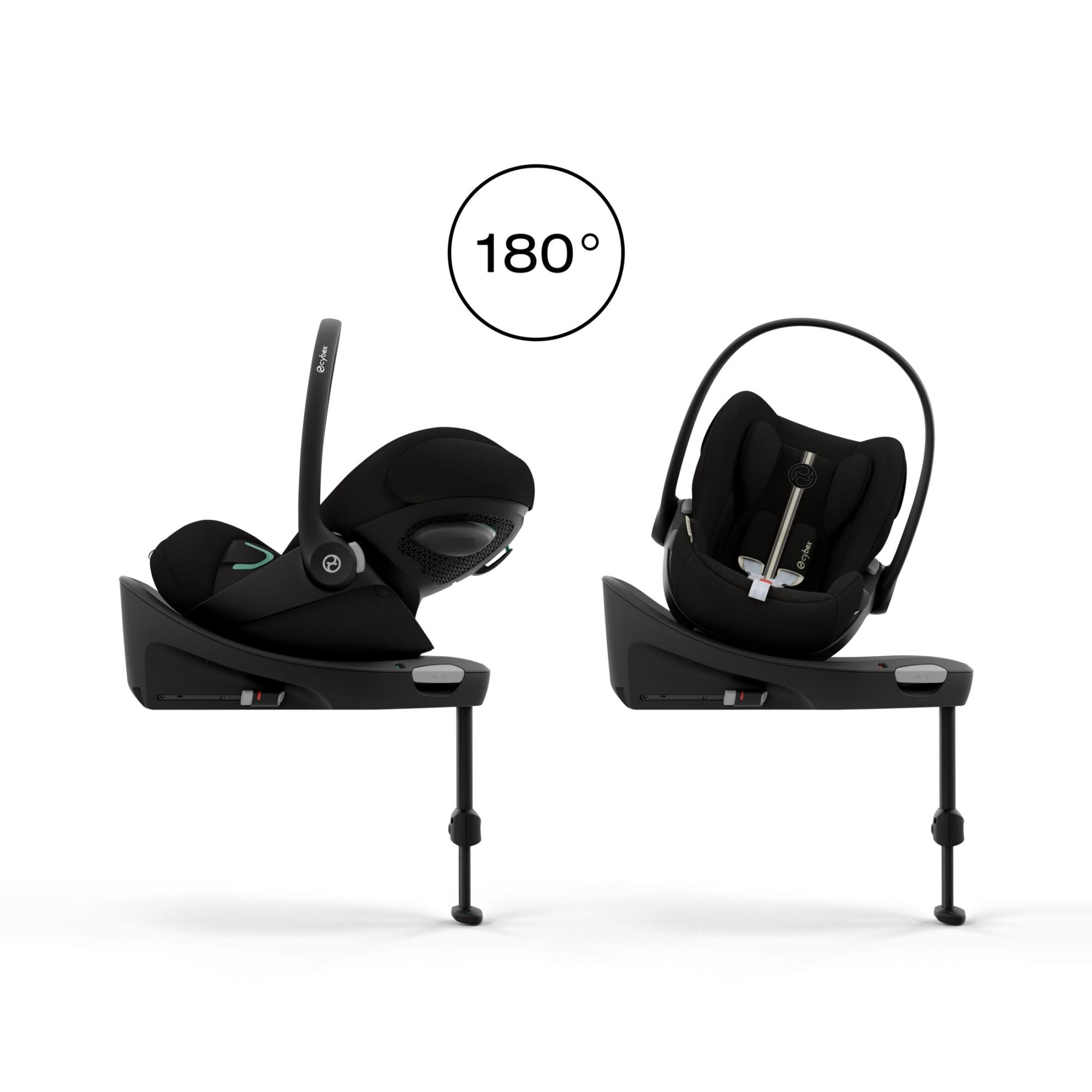 Silla de coche portabebés CYBEX Cloud G3 Plus (40 - 87 cm) - Negro Negro-3