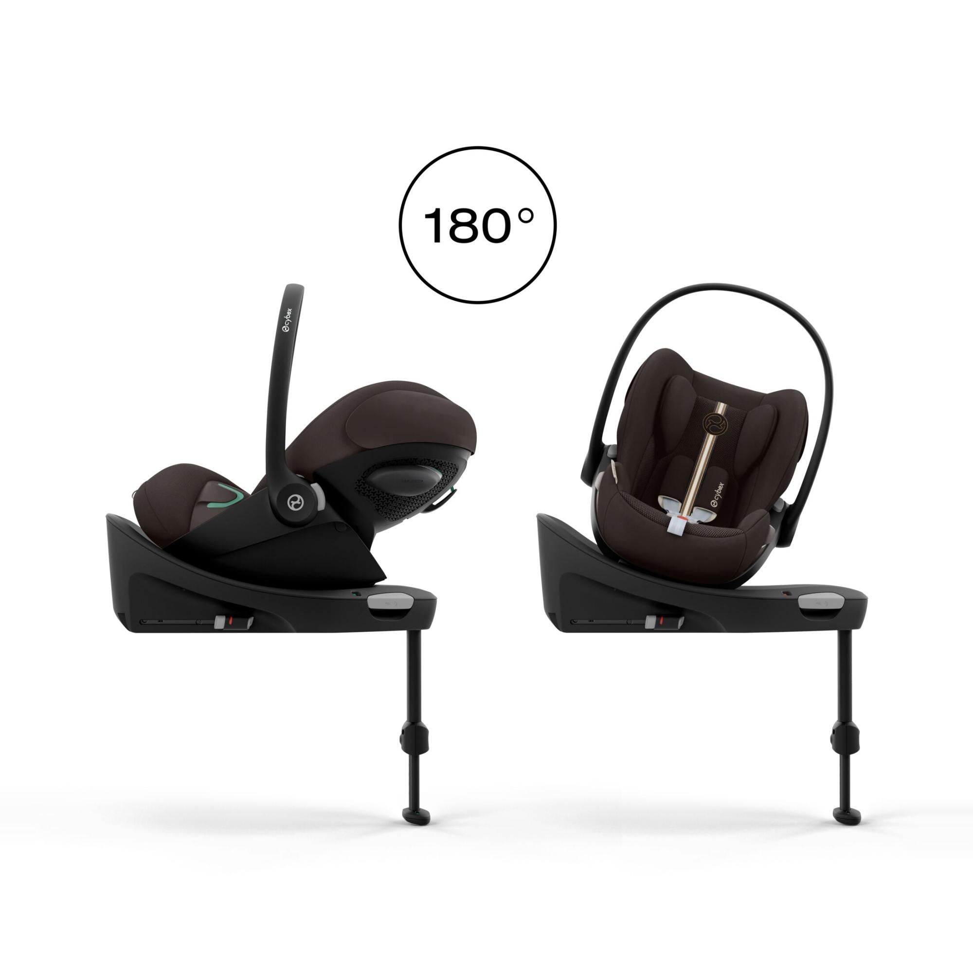 Silla de coche portabebés CYBEX Cloud G3 Plus (40 - 87 cm) - Marrón oscuro Marrón oscuro-3