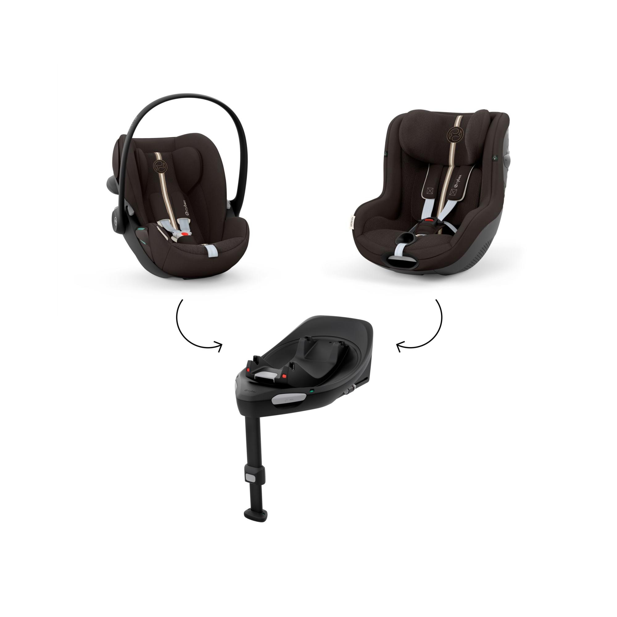 Silla de coche portabebés CYBEX Cloud G3 Plus (40 - 87 cm) - Marrón oscuro Marrón oscuro-8