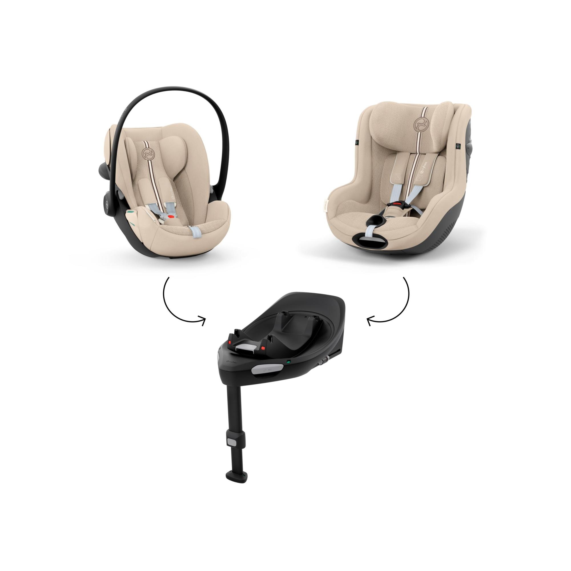 Silla de coche portabebés CYBEX Cloud G3 Plus (40 - 87 cm) - Beige Beige-8