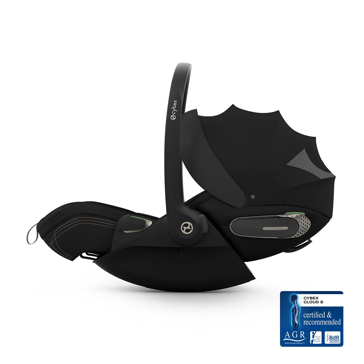 Imagen 7 de Silla de coche portabebés CYBEX Cloud S Style (40 - 87 cm) - Negro Negro