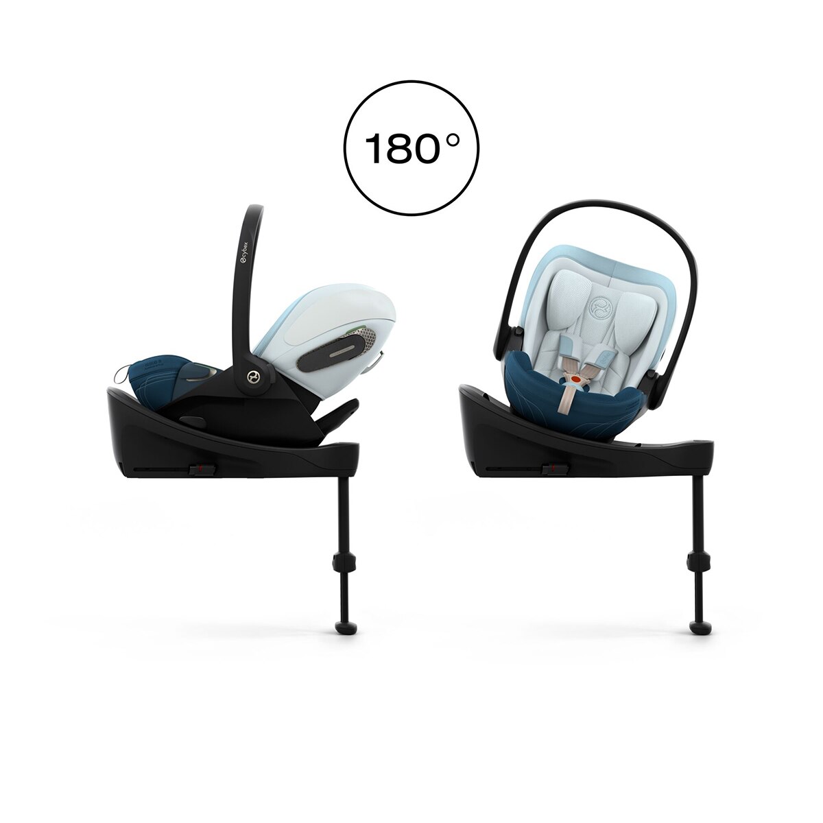 Imagen 6 de Silla de coche portabebés CYBEX Cloud S Style (40 - 87 cm) - Azul Azul
