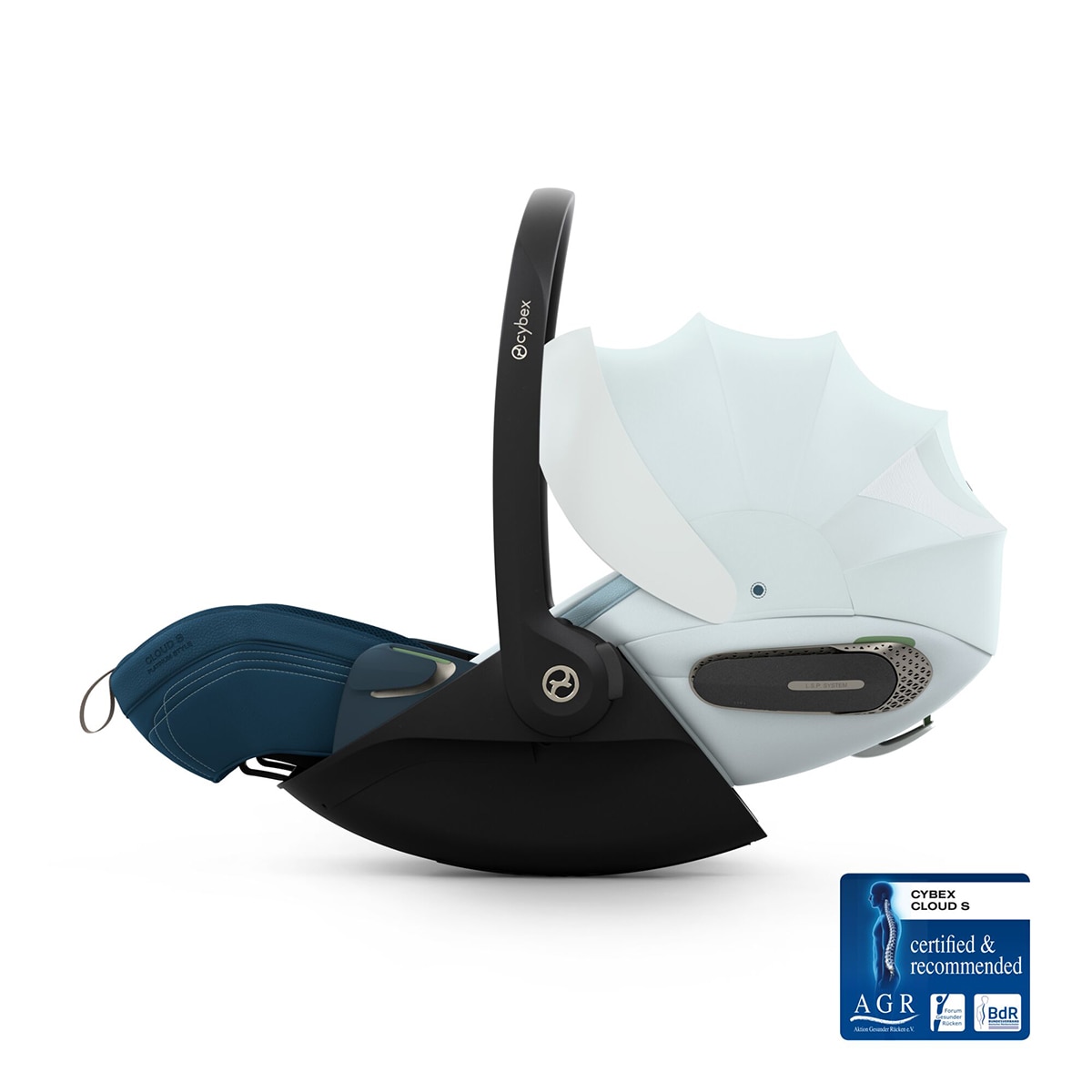 Imagen 7 de Silla de coche portabebés CYBEX Cloud S Style (40 - 87 cm) - Azul Azul