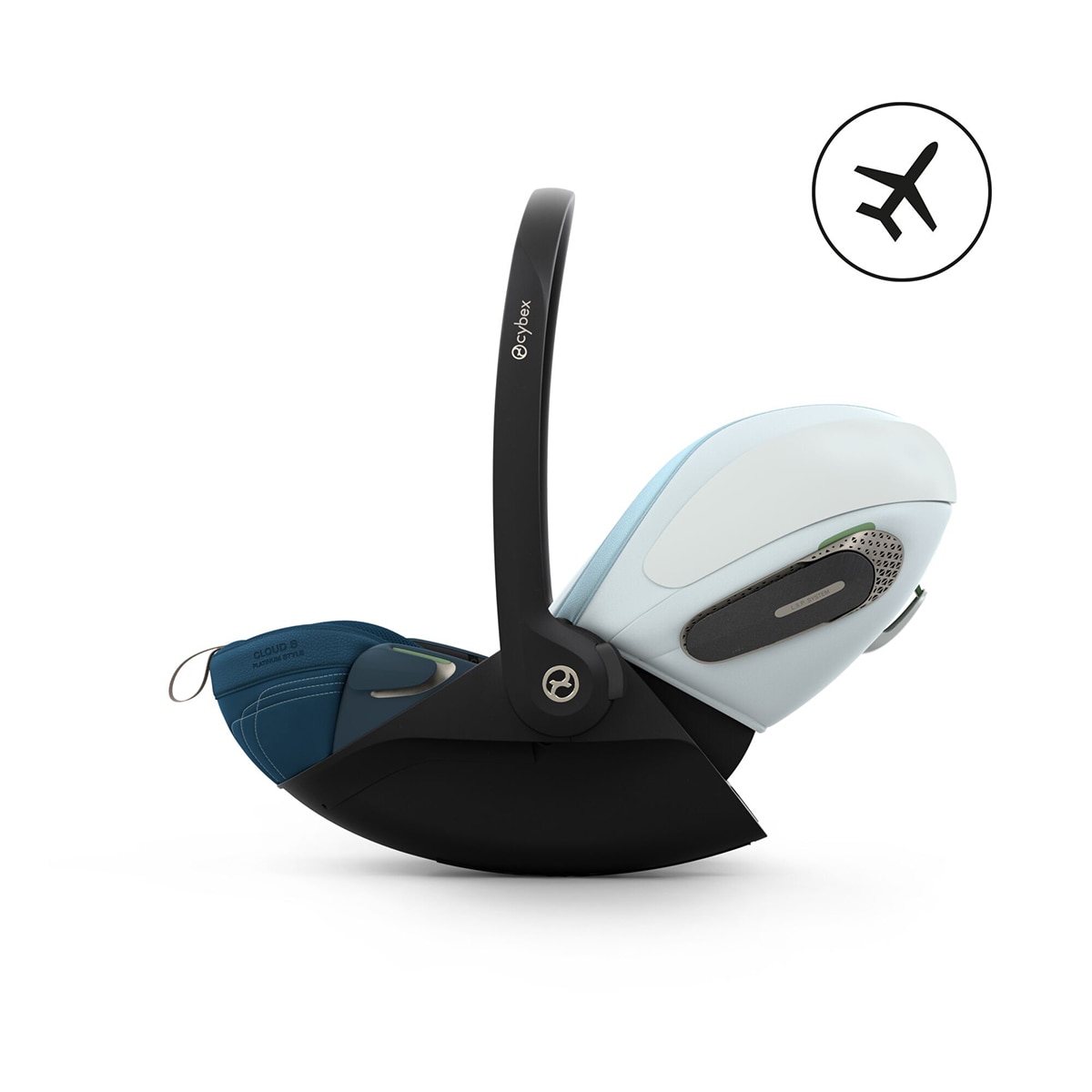 Imagen 8 de Silla de coche portabebés CYBEX Cloud S Style (40 - 87 cm) - Azul Azul