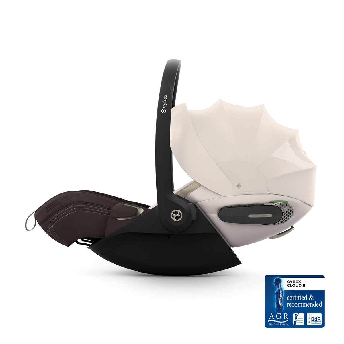 Imagen 7 de Silla de coche portabebés CYBEX Cloud S Style (40 - 87 cm) - Marrón Marrón