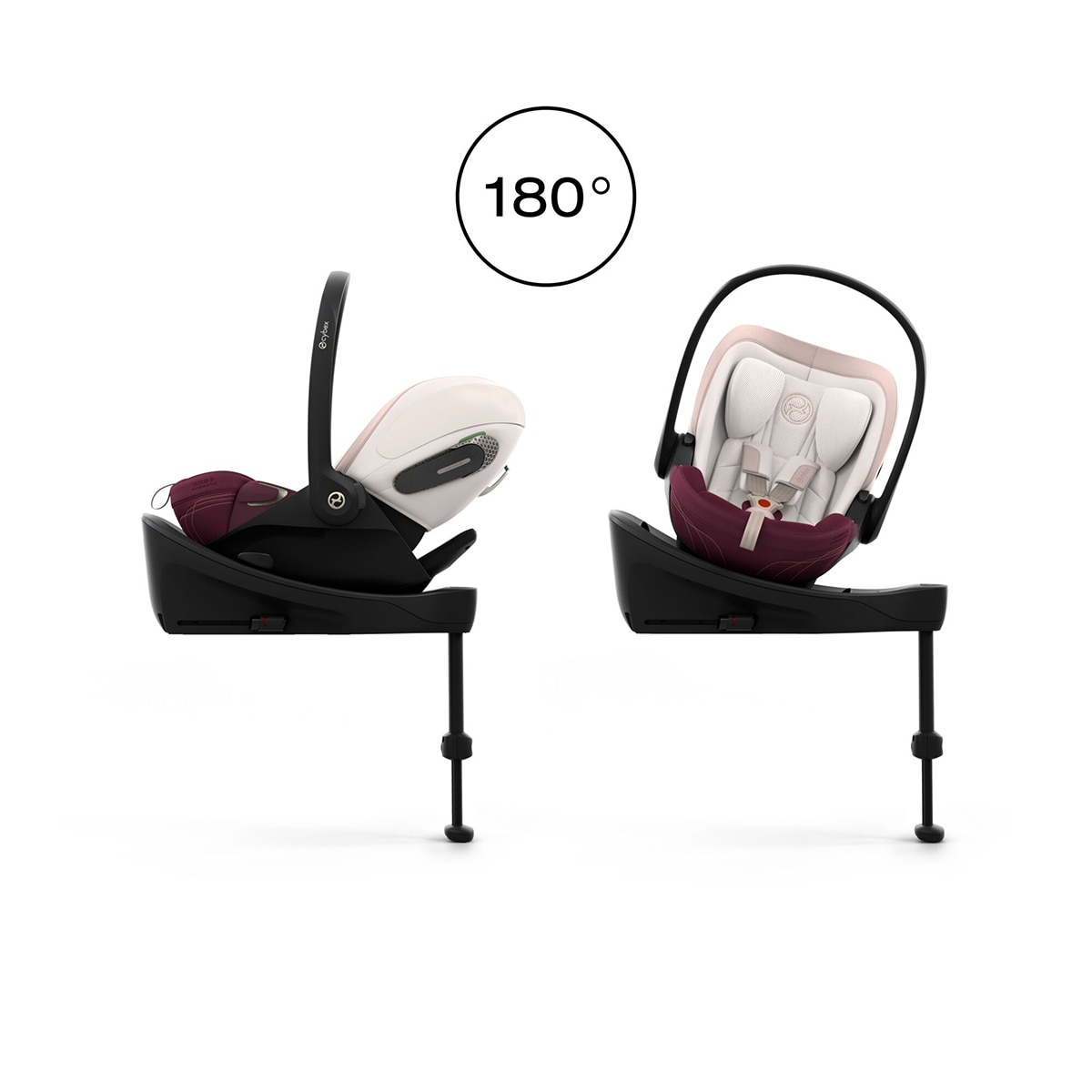 Imagen 6 de Silla de coche portabebés CYBEX Cloud S Style (40 - 87 cm) - Rosa Rosa