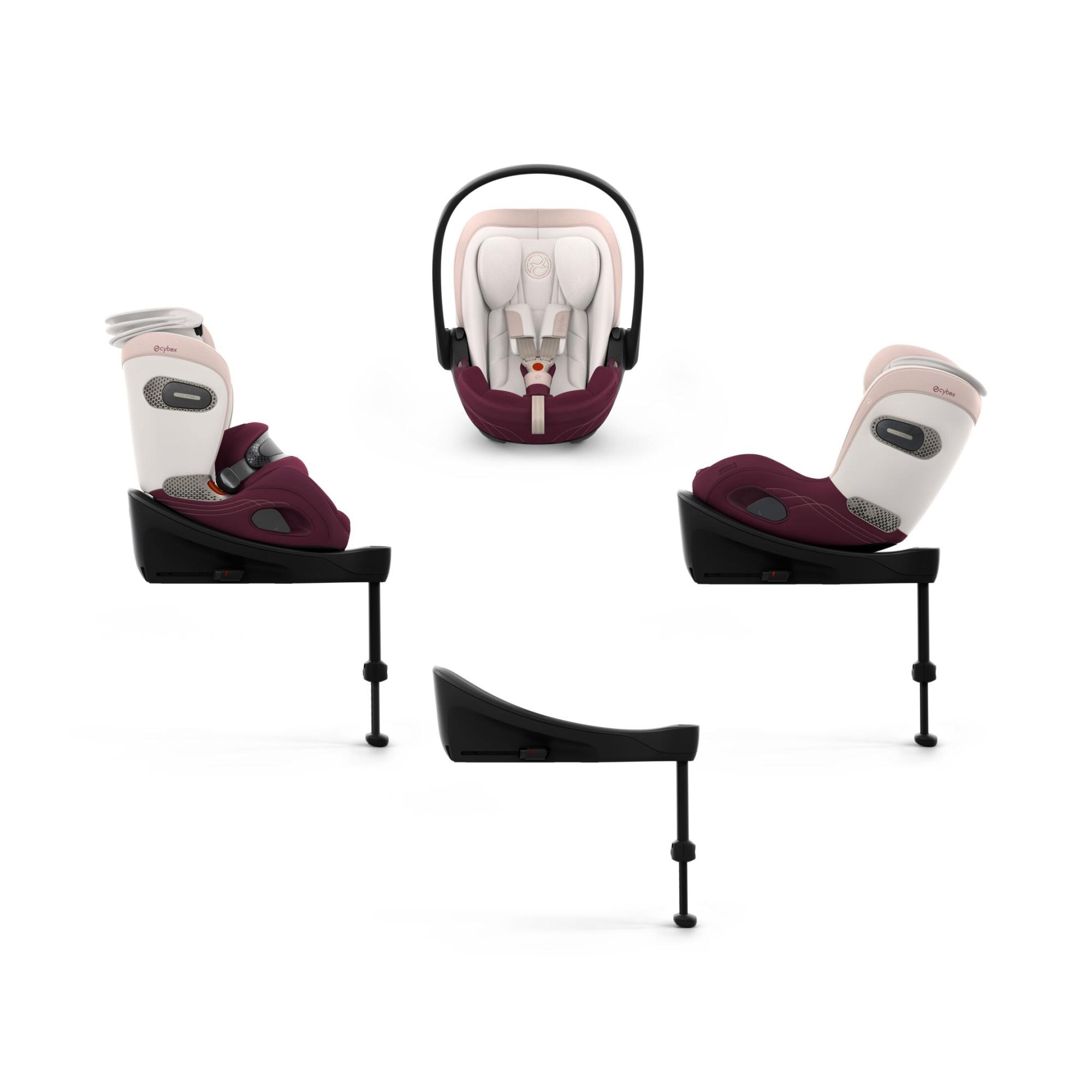 Imagen 9 de Silla de coche portabebés CYBEX Cloud S Style (40 - 87 cm) - Rosa Rosa