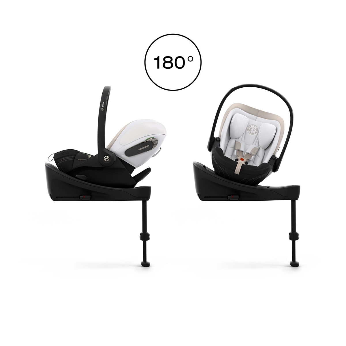 Imagen 6 de Silla de coche portabebés CYBEX Cloud S Style (40 - 87 cm) - Blanco Blanco