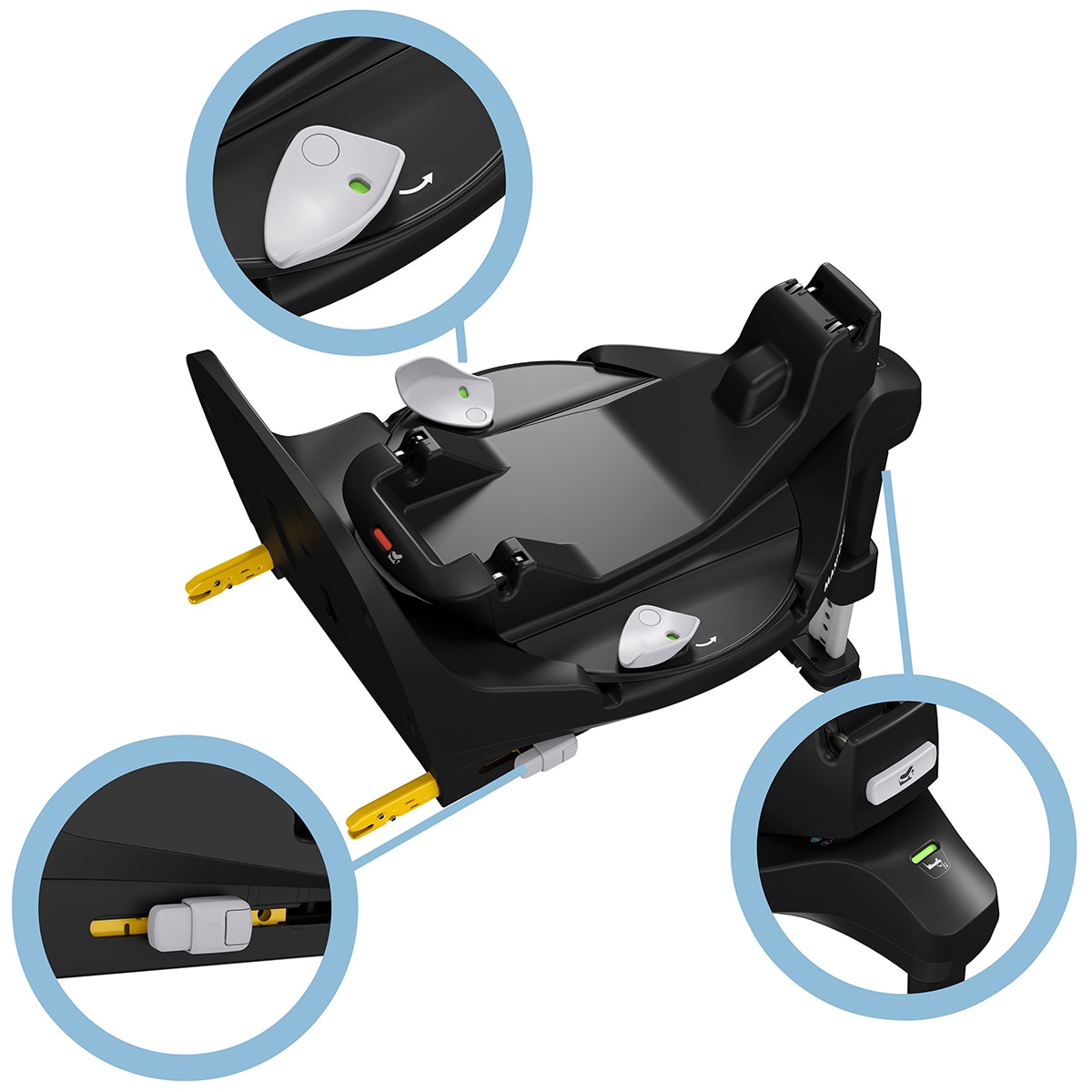 Base 360 Pro Family com tecnologia Slidetech Preto-8