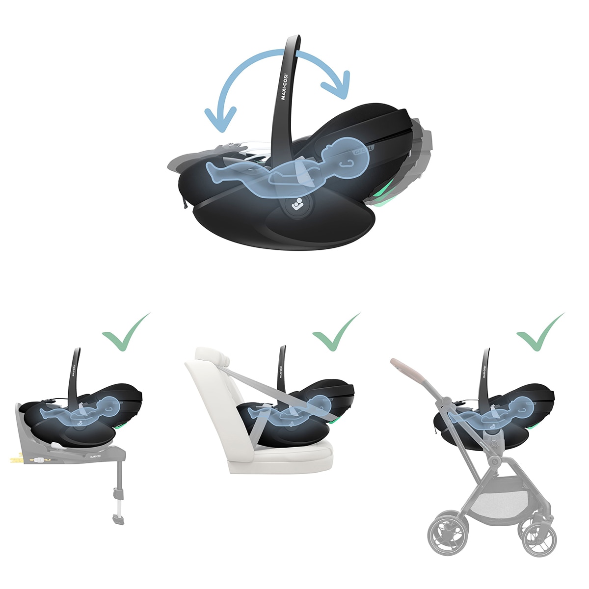 Base 360 Pro Family com tecnologia Slidetech Preto-9