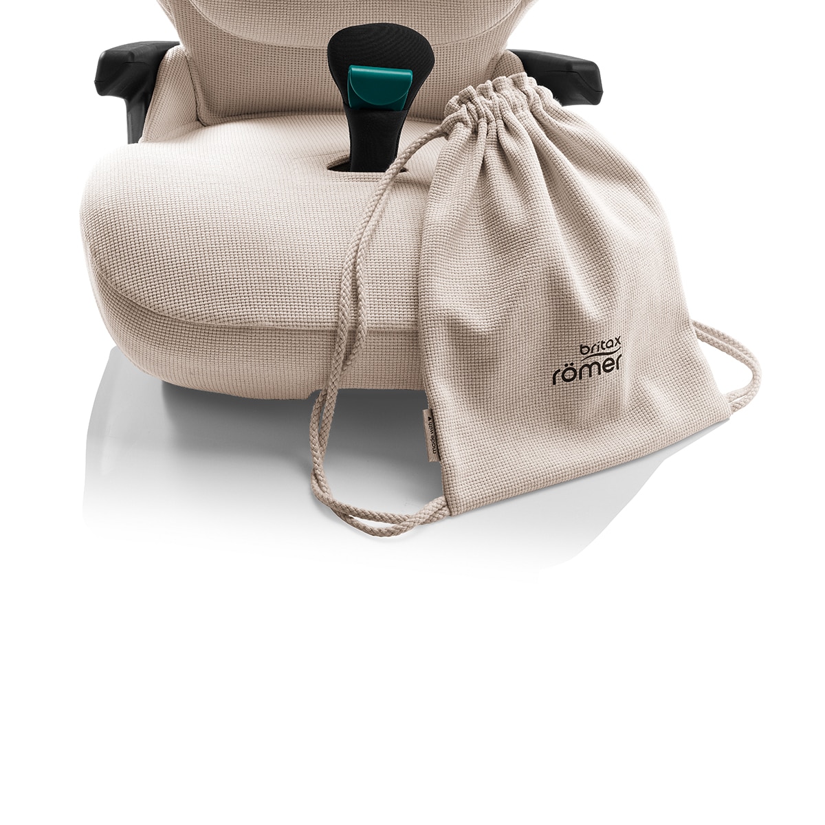 Capa de Verão para Cadeira Auto Kidfix Natural-3