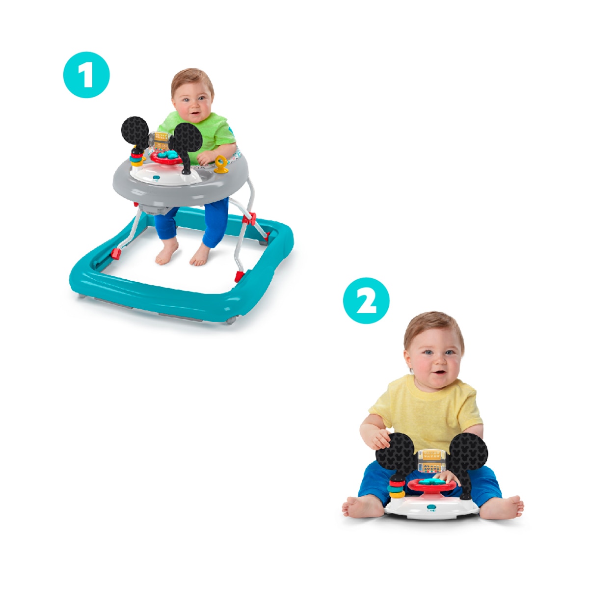 MICKEY MOUSE Tiny Trek™ Andador Original Bestie™ 2-in-1 Andador Multicolor-21