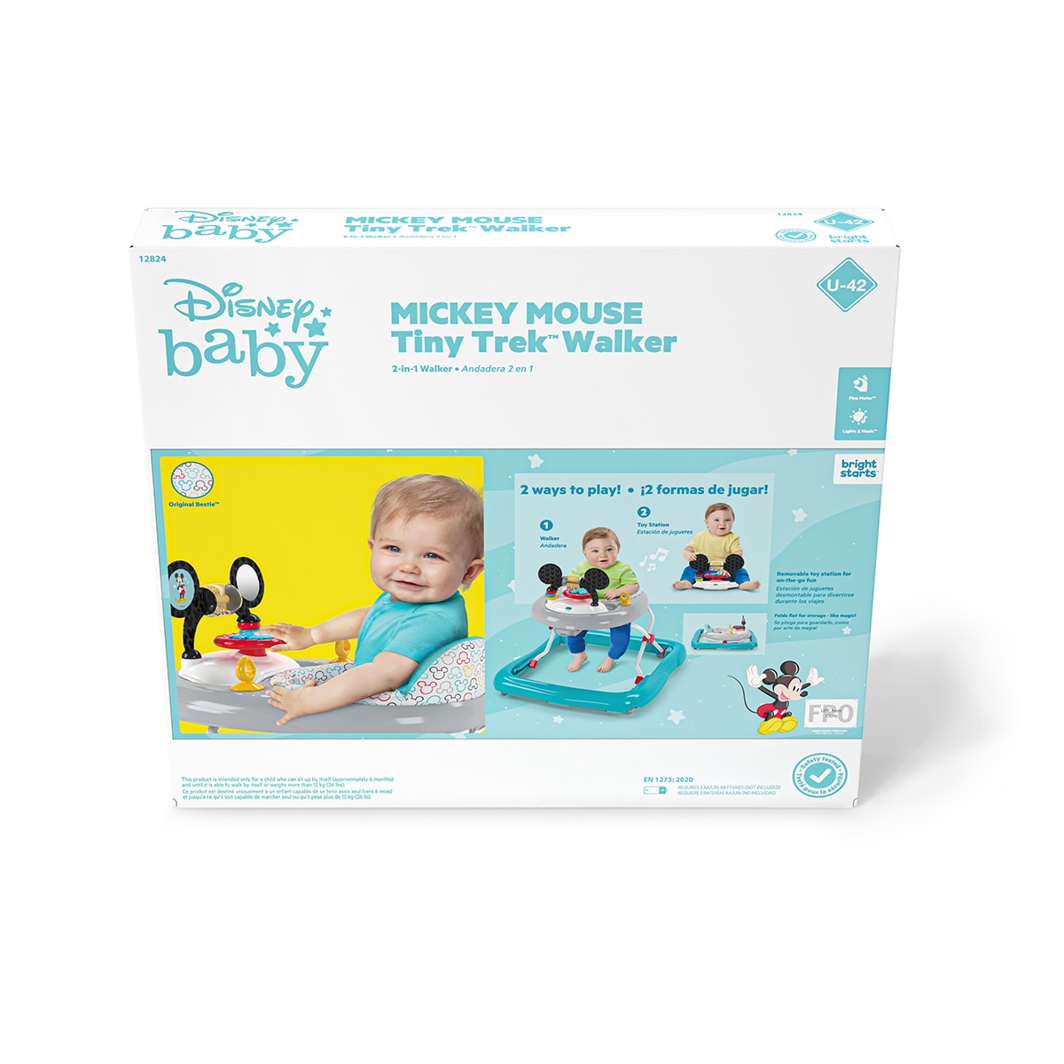 MICKEY MOUSE Tiny Trek™ Andador Original Bestie™ 2-in-1 Andador Multicolor-22