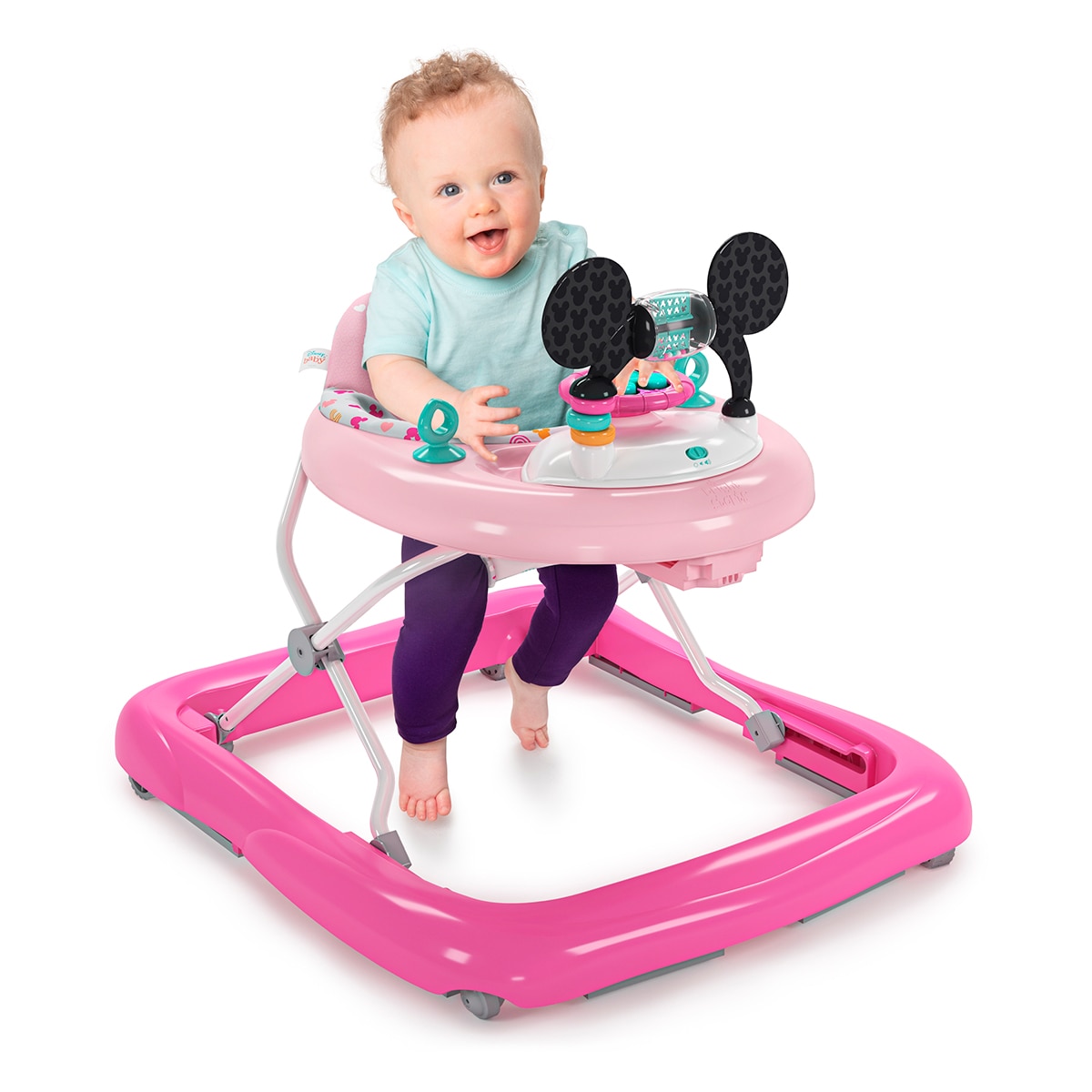 MINNIE MOUSE Tiny Trek™ Andador Forever Besties™ 2-in-1 Andador Rosa-13