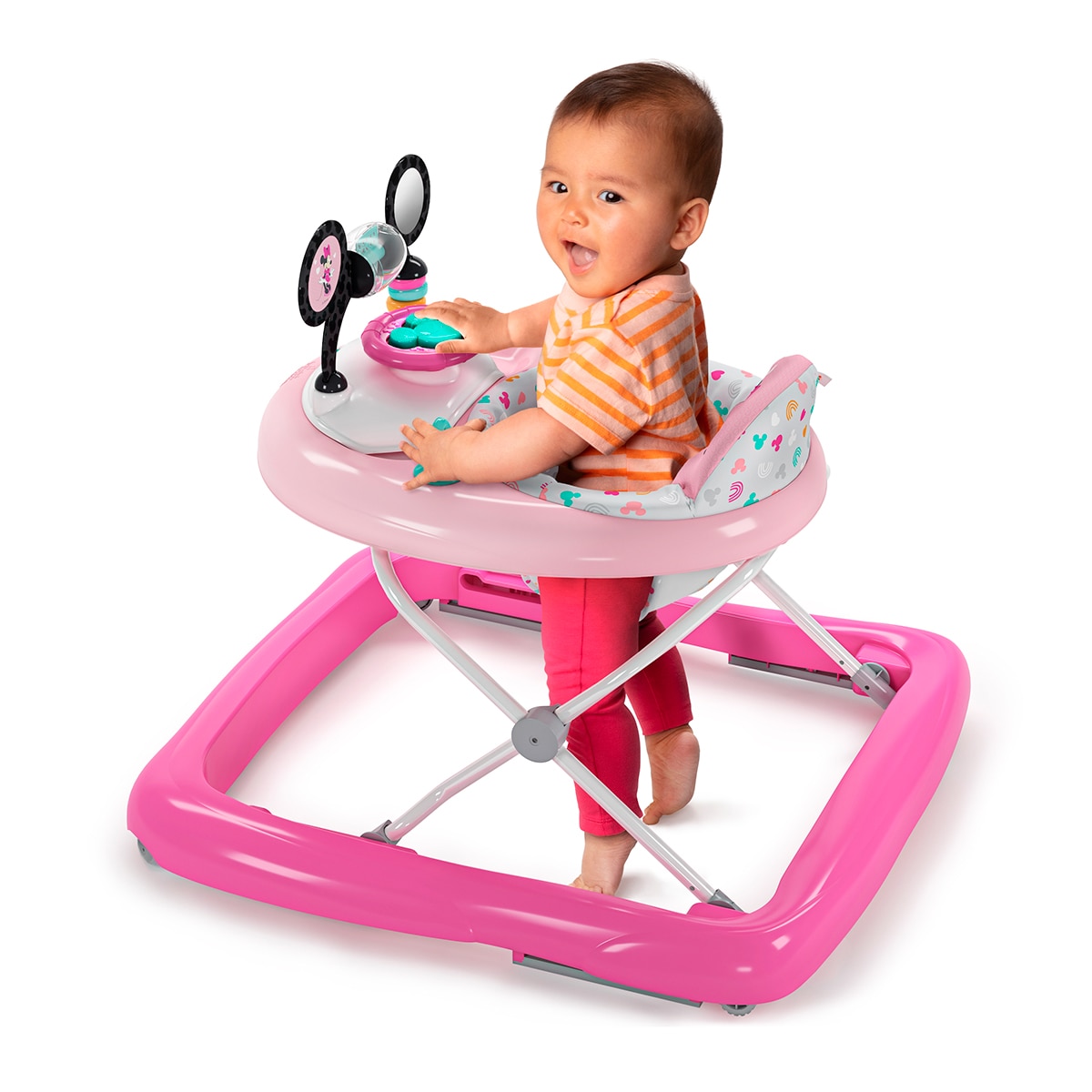 MINNIE MOUSE Tiny Trek™ Andador Forever Besties™ 2-in-1 Andador Rosa-14