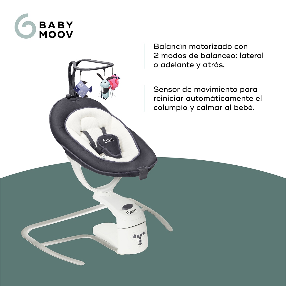 Baloiço Motorizado Swoon Motion Antracite-3