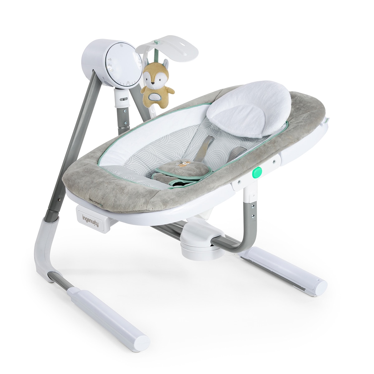 Baloiço Portátil AnyWay Sway™ de Uso Duplo: Modelo Ray™ Cinzento-8