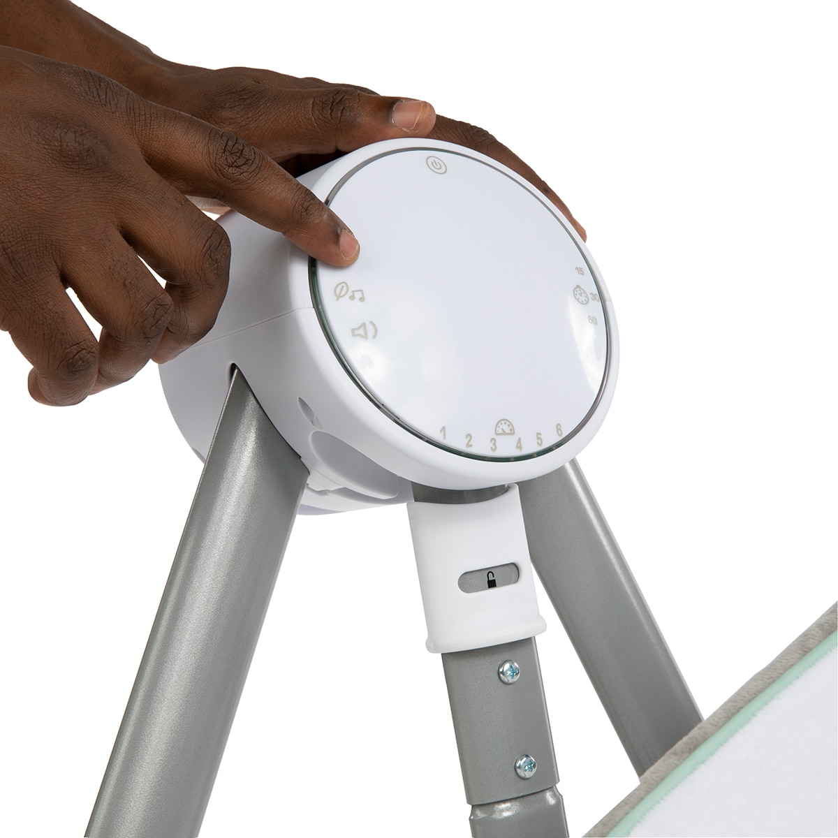 Baloiço Portátil AnyWay Sway™ de Uso Duplo: Modelo Ray™ Cinzento-11