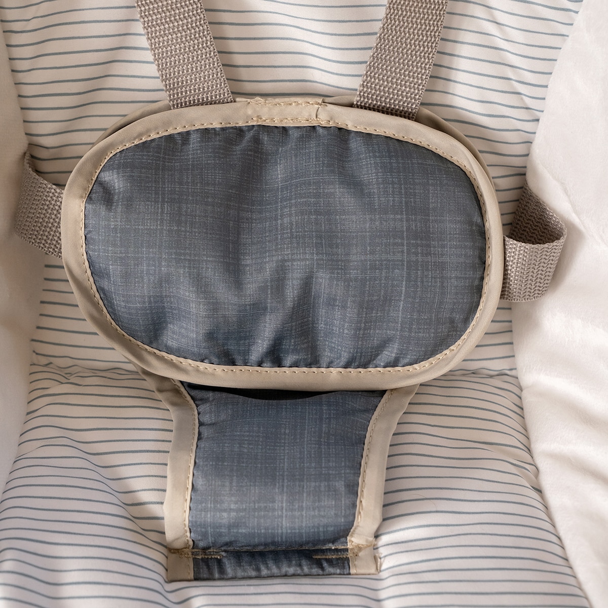 Baloiço Portátil + Ingenuity + Swing 'n Go Portable Swing- Chambray Azul-7