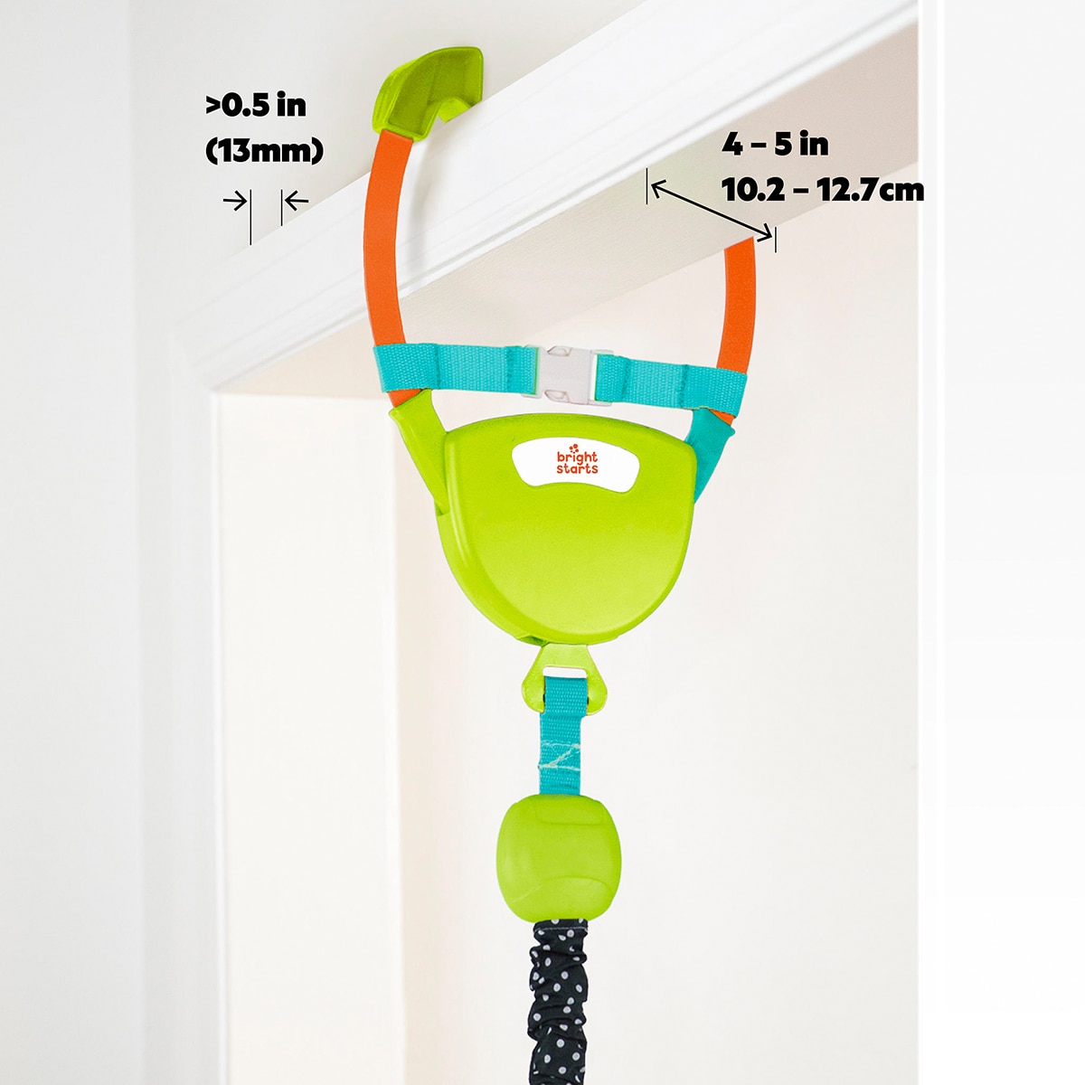 Saltador de Porta + Bright Starts + Bounce 'n Spring Deluxe Door Jumper Multicolor-3