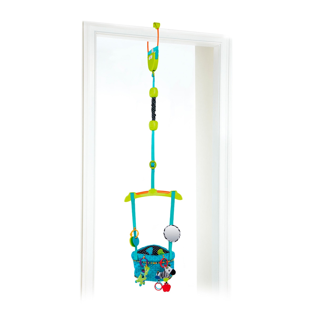 Saltador de Porta + Bright Starts + Bounce 'n Spring Deluxe Door Jumper Multicolor-4
