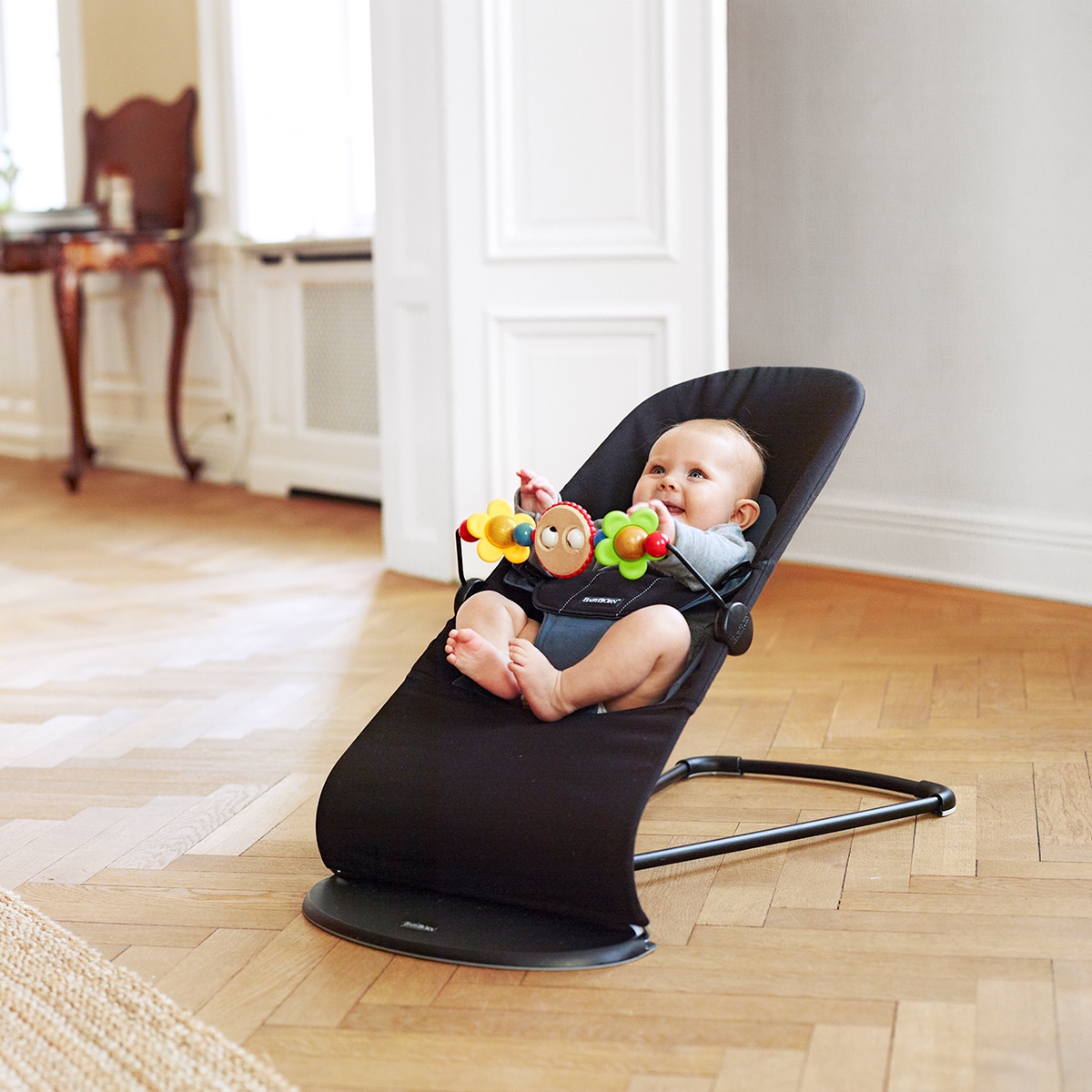 Brinquedo de madeira para Rede Balance multicolor Multicolor-4