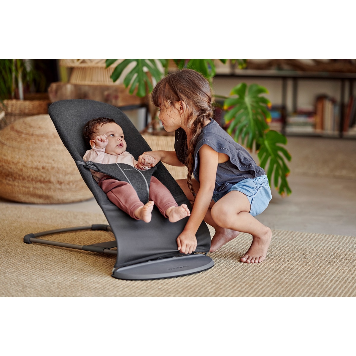 Espreguiçadeira Bliss em Tecido Jersey 3D Cinzento-escuro-5