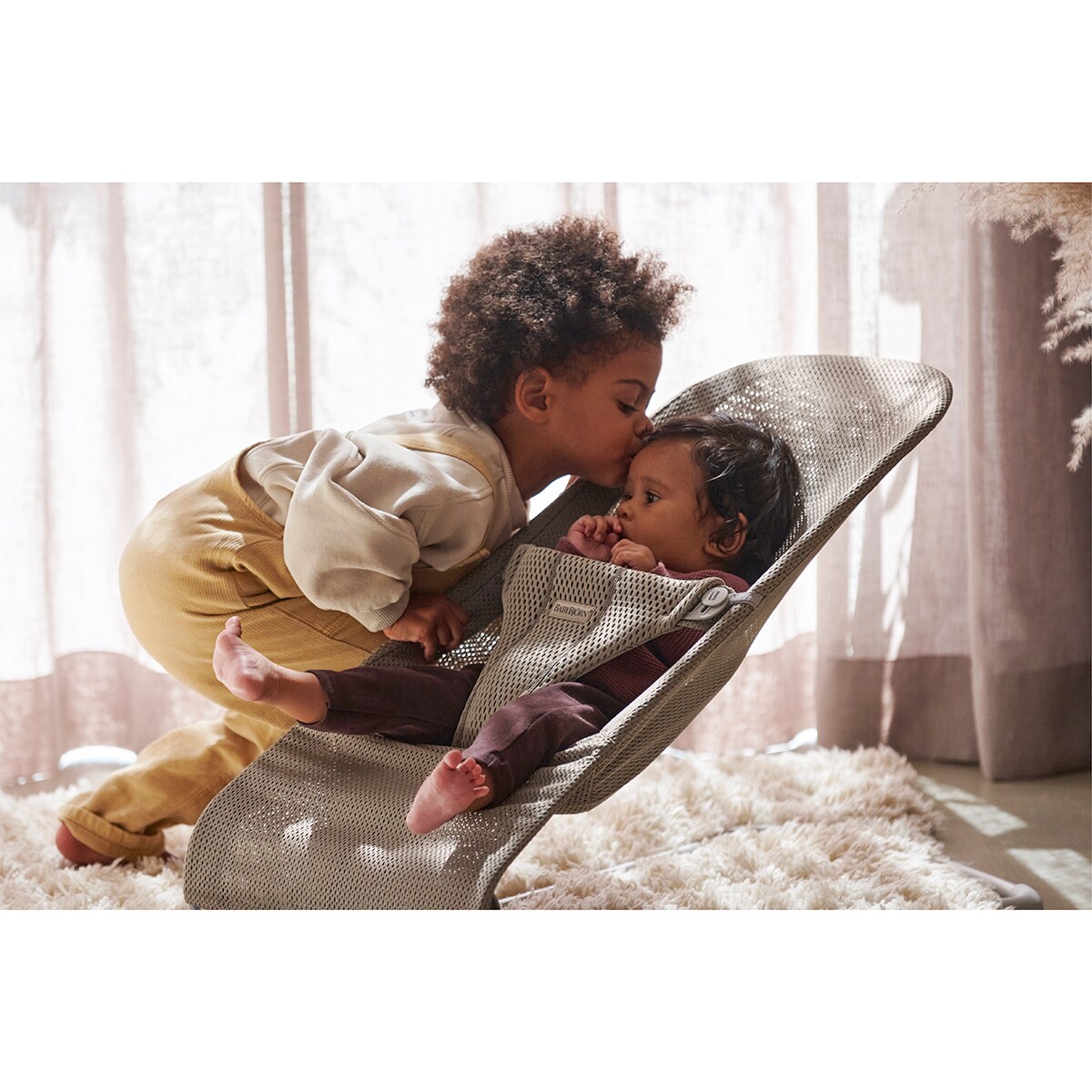 Espreguiçadeira Bliss em Tecido Mesh Cinzento-7