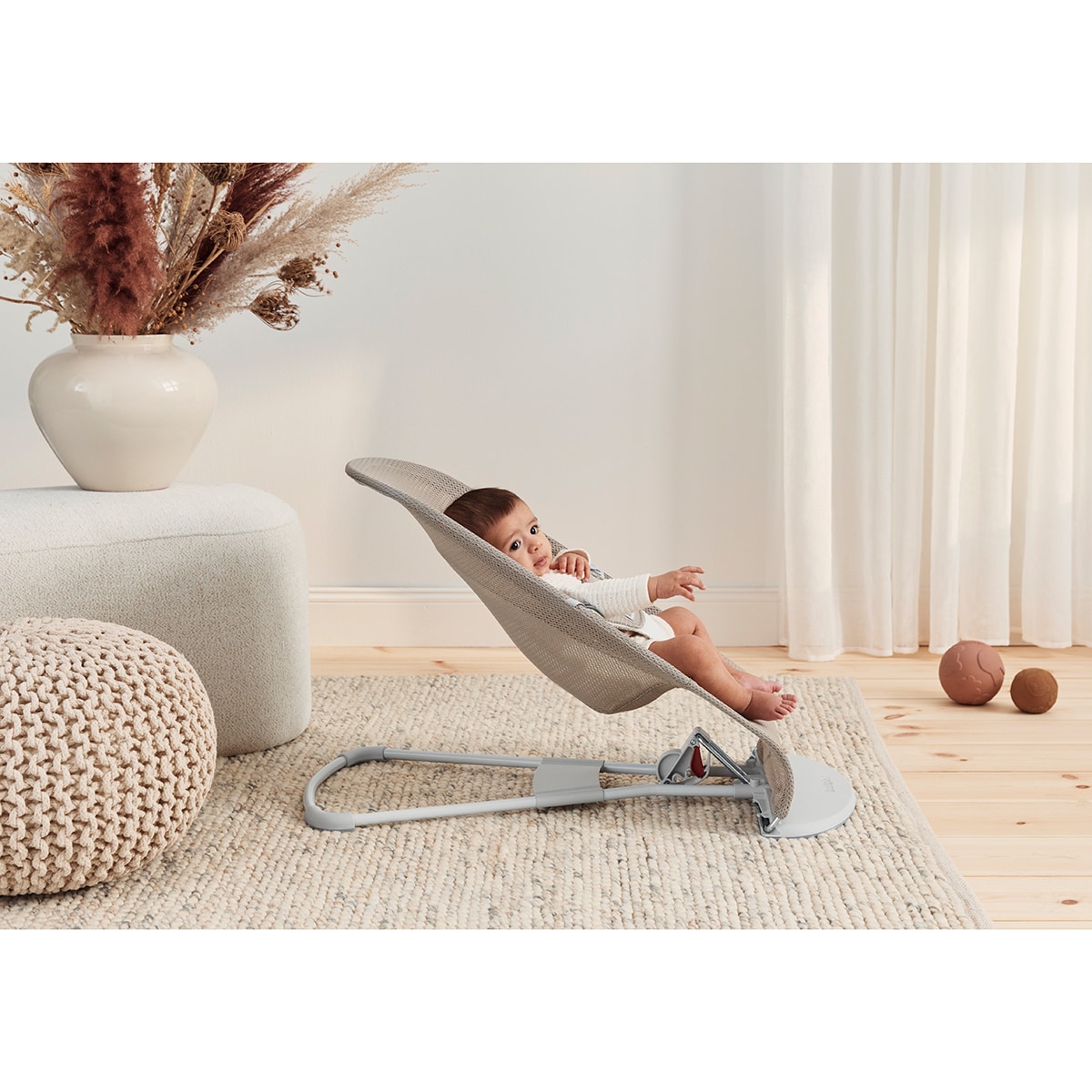 Hamaca Babybjörn Balance Soft, tejido Mesh Multicolor-4