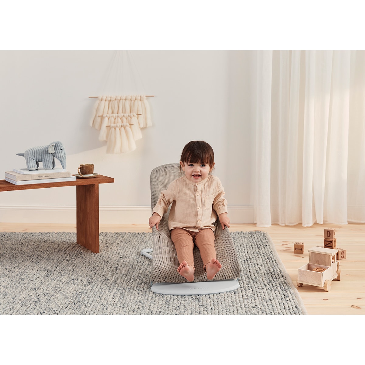 Hamaca Babybjörn Balance Soft, tejido Mesh Multicolor-6