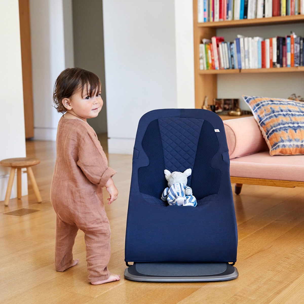 Hamaca 3 en 1 Ergobaby Evolve Azul oscuro Azul oscuro-15