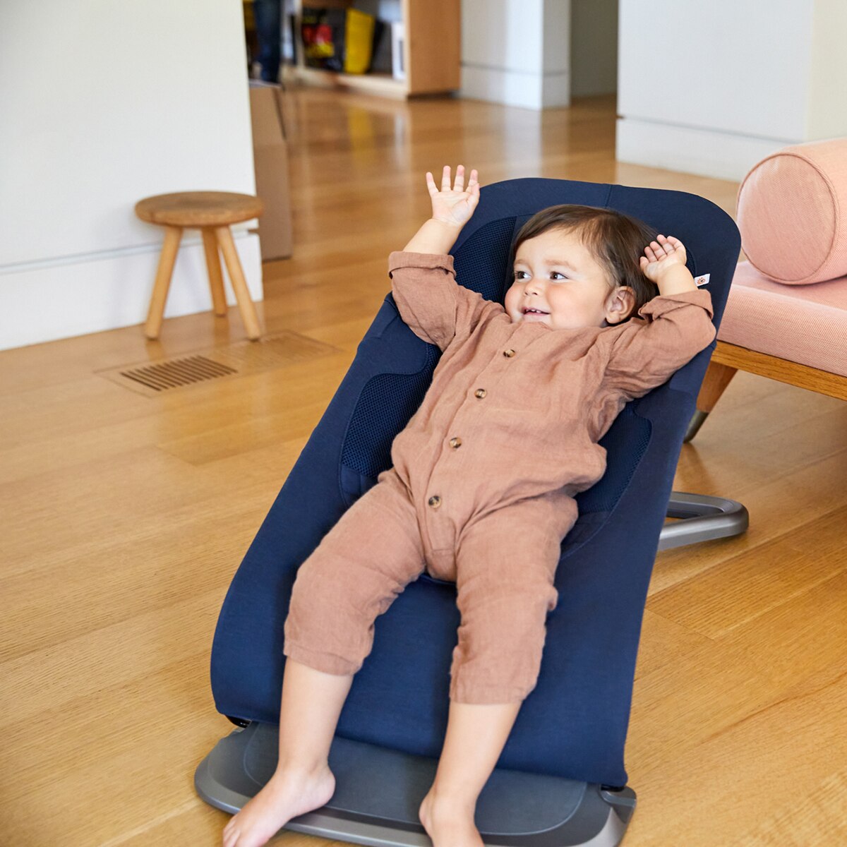 Hamaca 3 en 1 Ergobaby Evolve Azul oscuro Azul oscuro-17