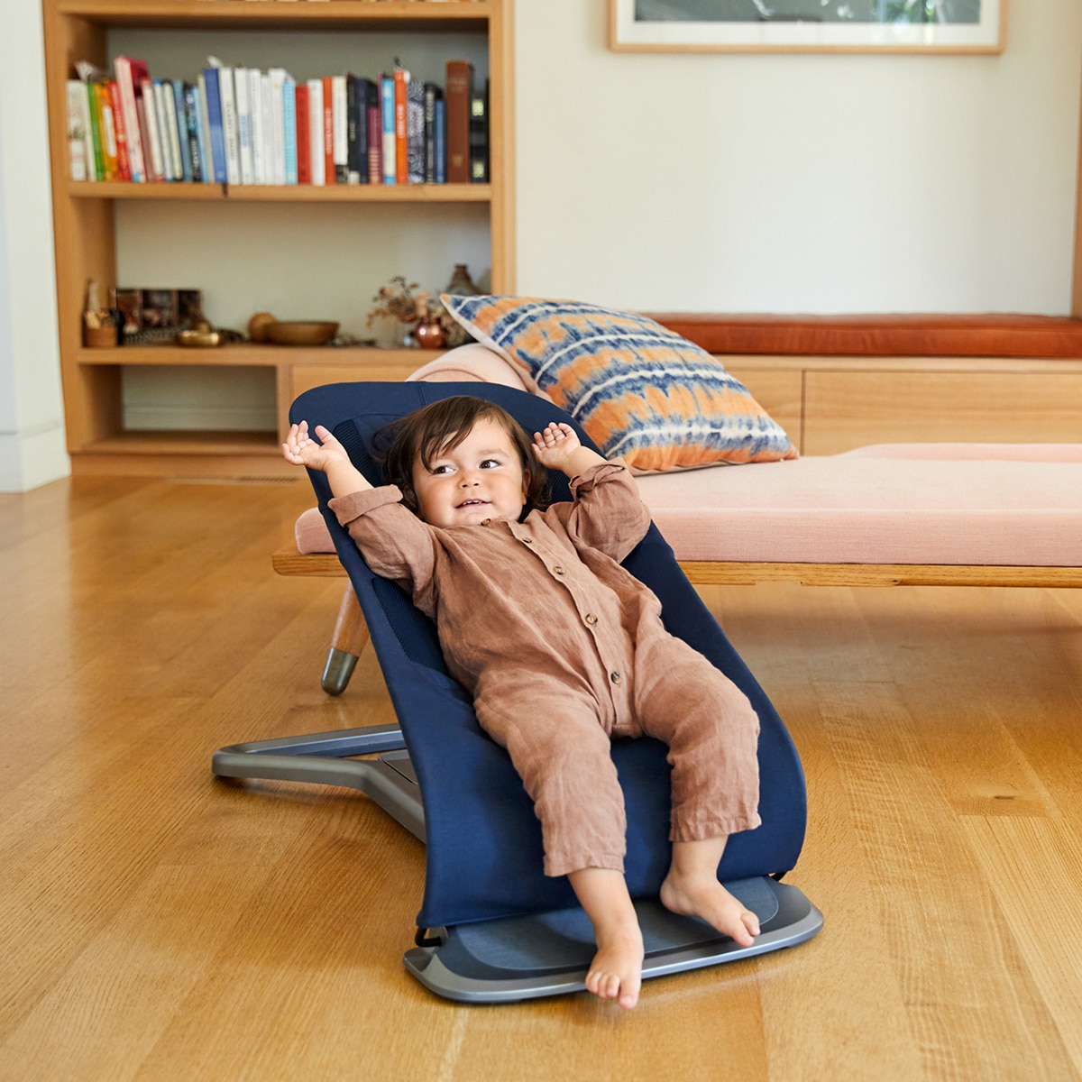 Hamaca 3 en 1 Ergobaby Evolve Azul oscuro Azul oscuro-18