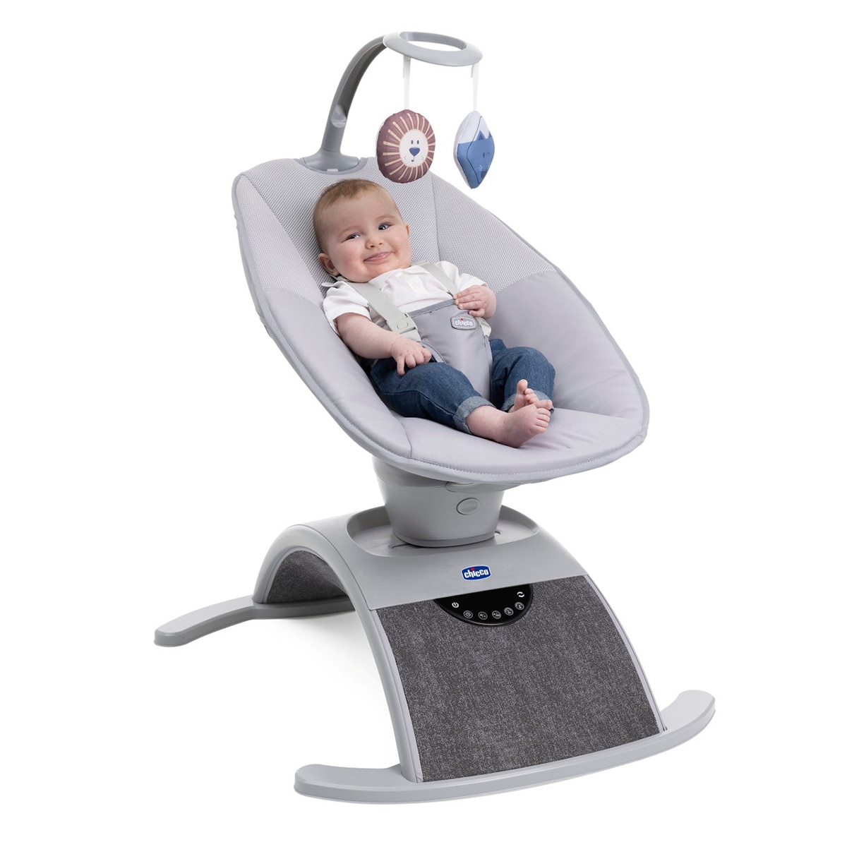 Espreguiçadeira Eletrónica Comfy Wave Cinzento-claro-4