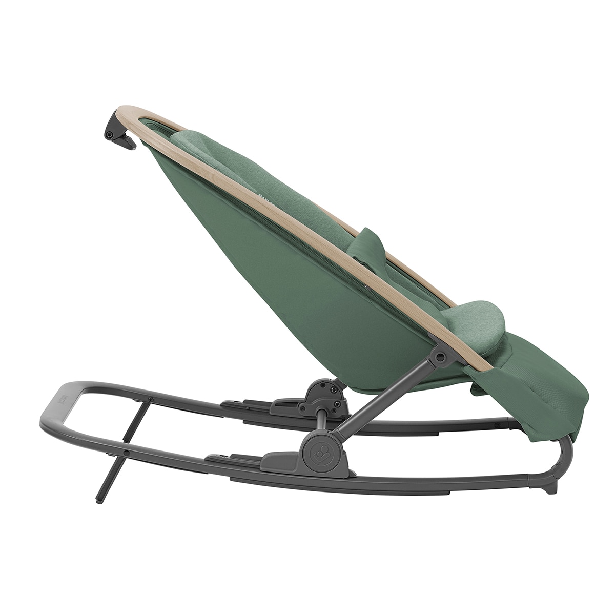 Hamaca Kori Maxi-Cosi con arco de juegos, hasta los 15kg - Verde militar Verde militar-15