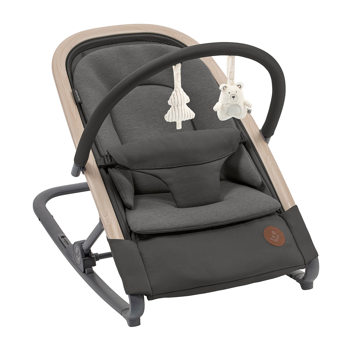 Hamaca Kori Maxi-Cosi con arco de juegos, hasta los 15kg - Gris oscuro Gris oscuro-2