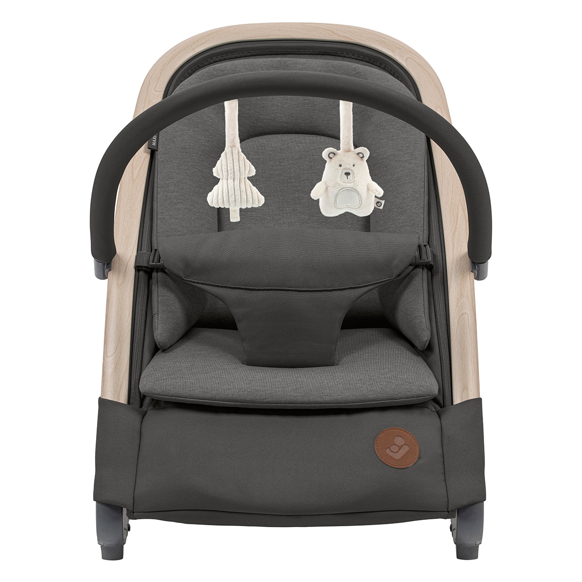 Hamaca Kori Maxi-Cosi con arco de juegos, hasta los 15kg - Gris oscuro Gris oscuro-3